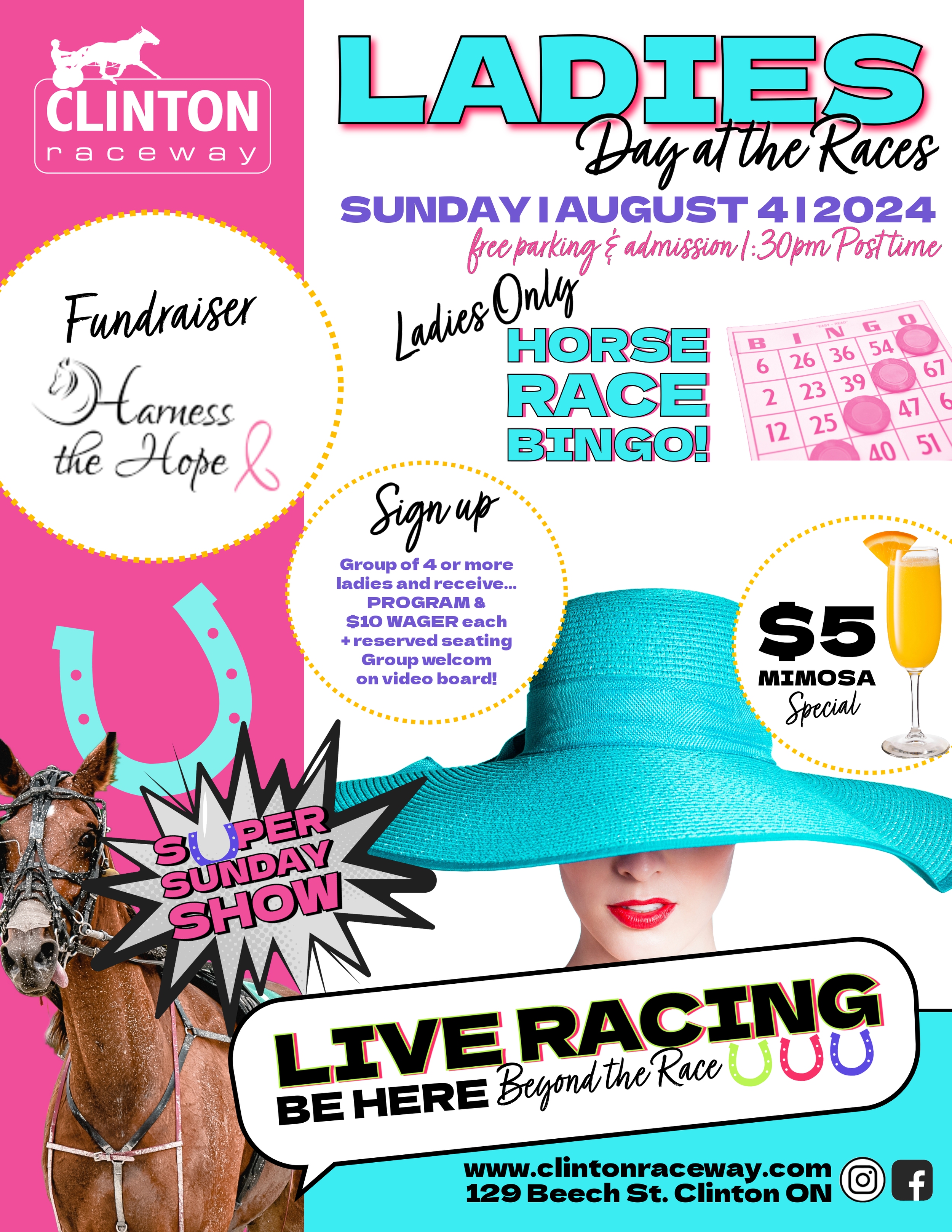 Harness The Hope - Ladies Day — Clinton Raceway