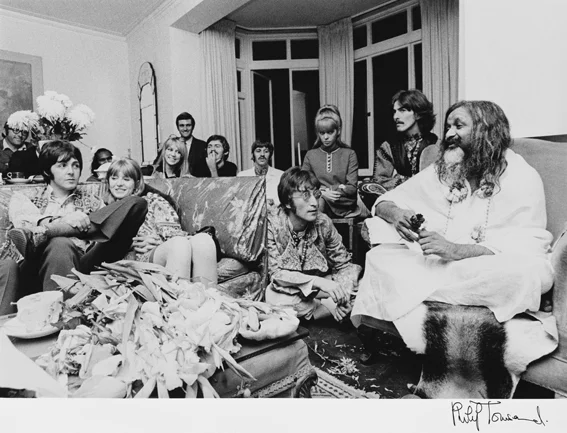 The Beatles visiting the Maharishi 1