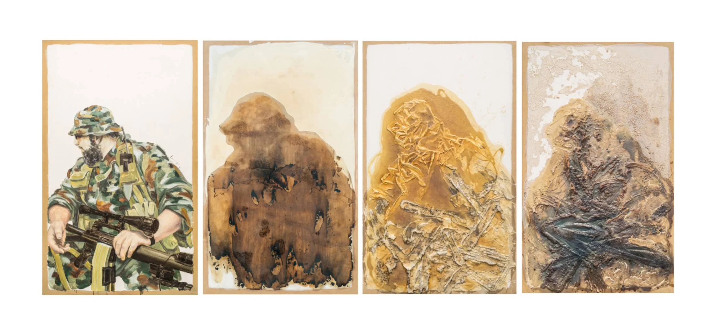 覆膜世界大兵No.4 (四联画), 2007