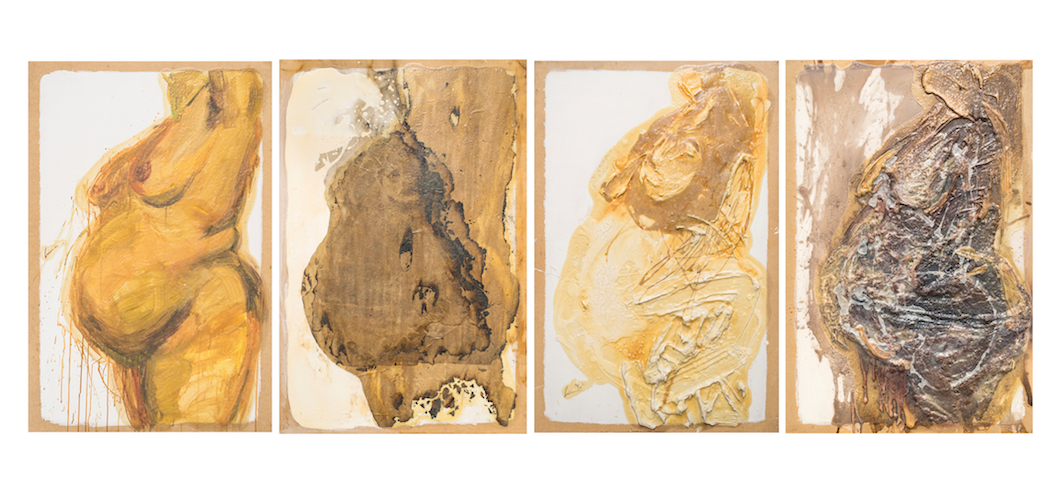 覆膜世界孕 (四联画), 2013