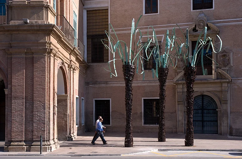 Palmtrees In Urban Landscape
