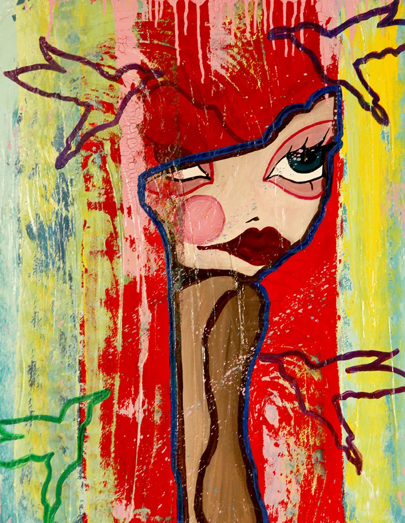 Red Plastic Woman , 2012