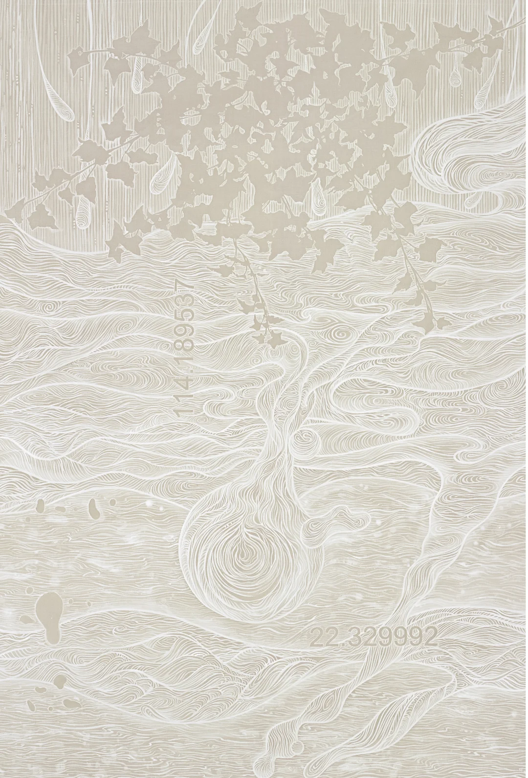 Ivy and Water Drops , 2015