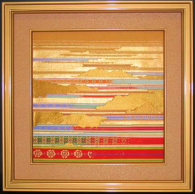Ungen-dan-mon (Stripe Gradation) | 暈繝段文