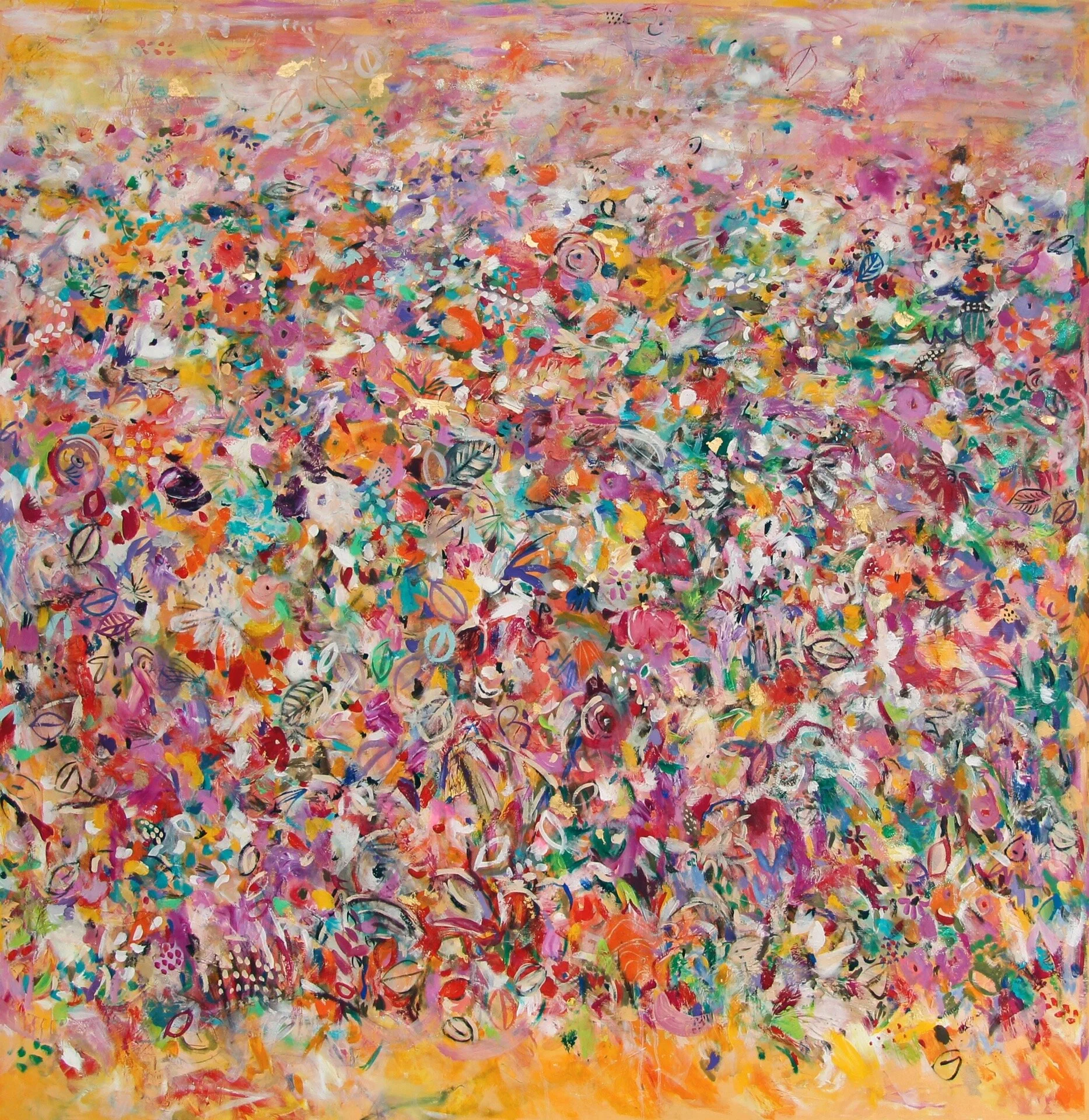 Floral Gold 2 , 2019