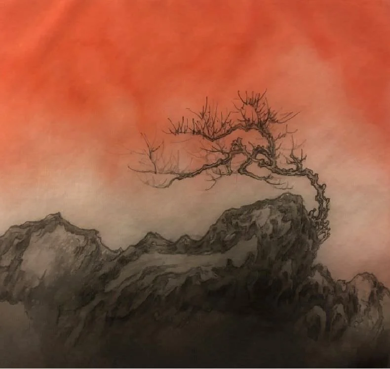 01+A+Rude+Awakening+曉夢初醒+2018+30x40cm+ink+and+color+on+silk.jpg