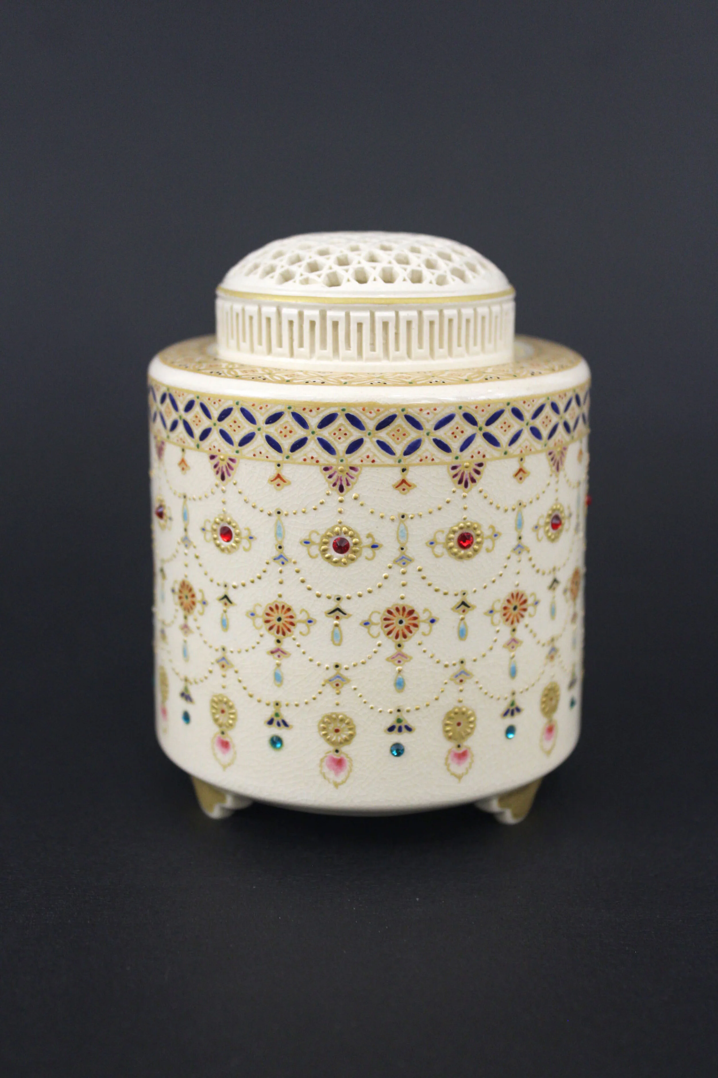 Yoraku Pattern Incense Burner 29