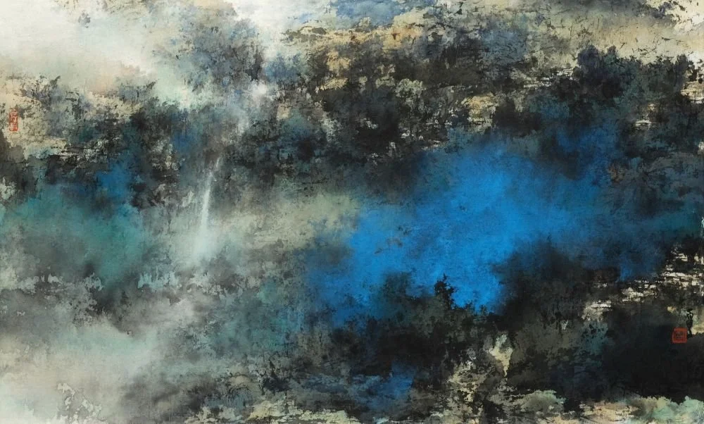 Misty Blue Valley  夏壑藍煙, 2021