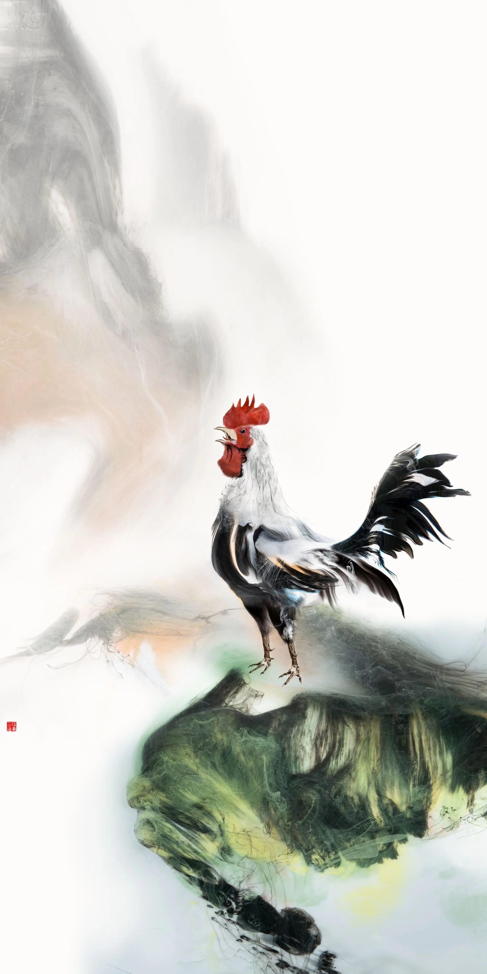 Rooster 雄雞圖