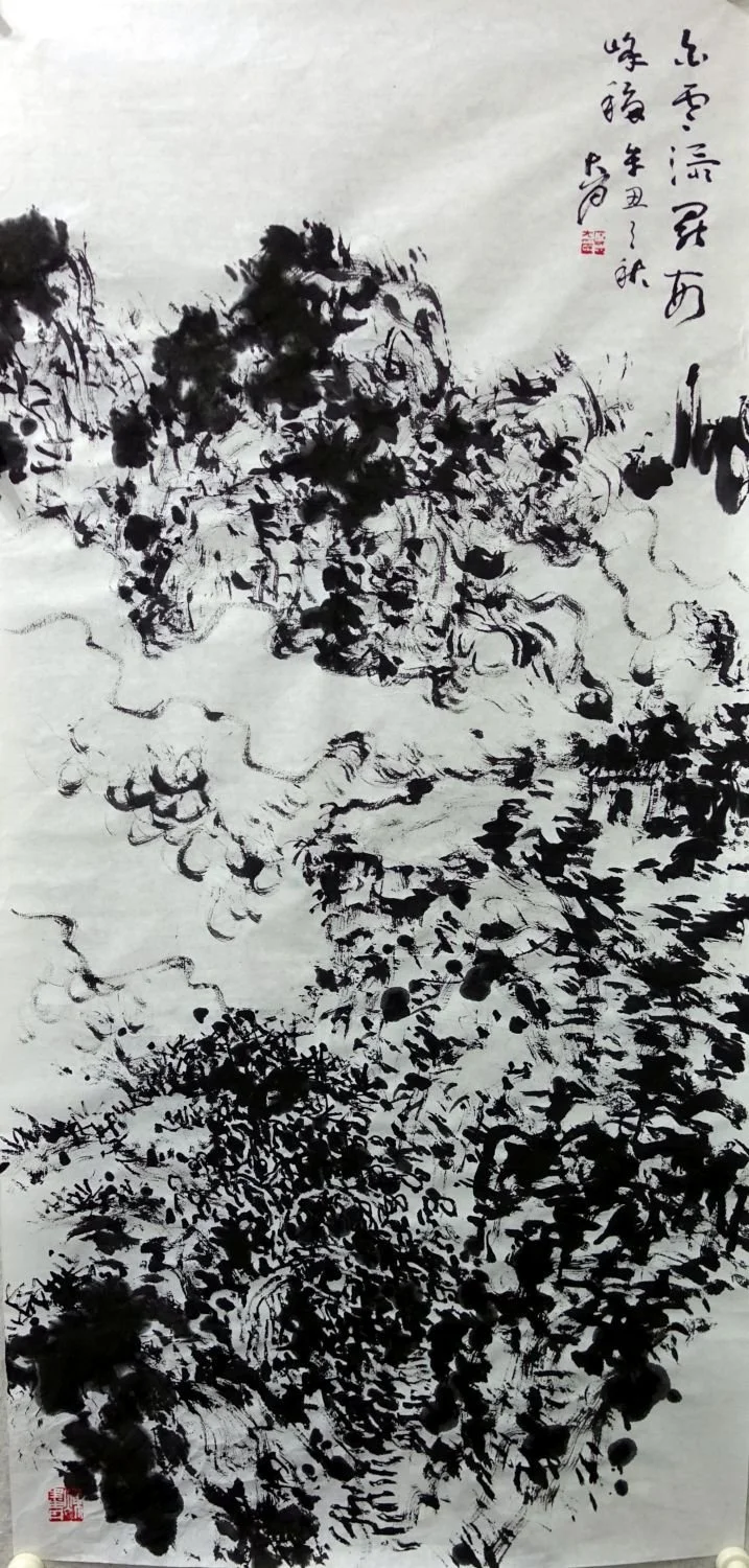 白雲添罷數峰  2021