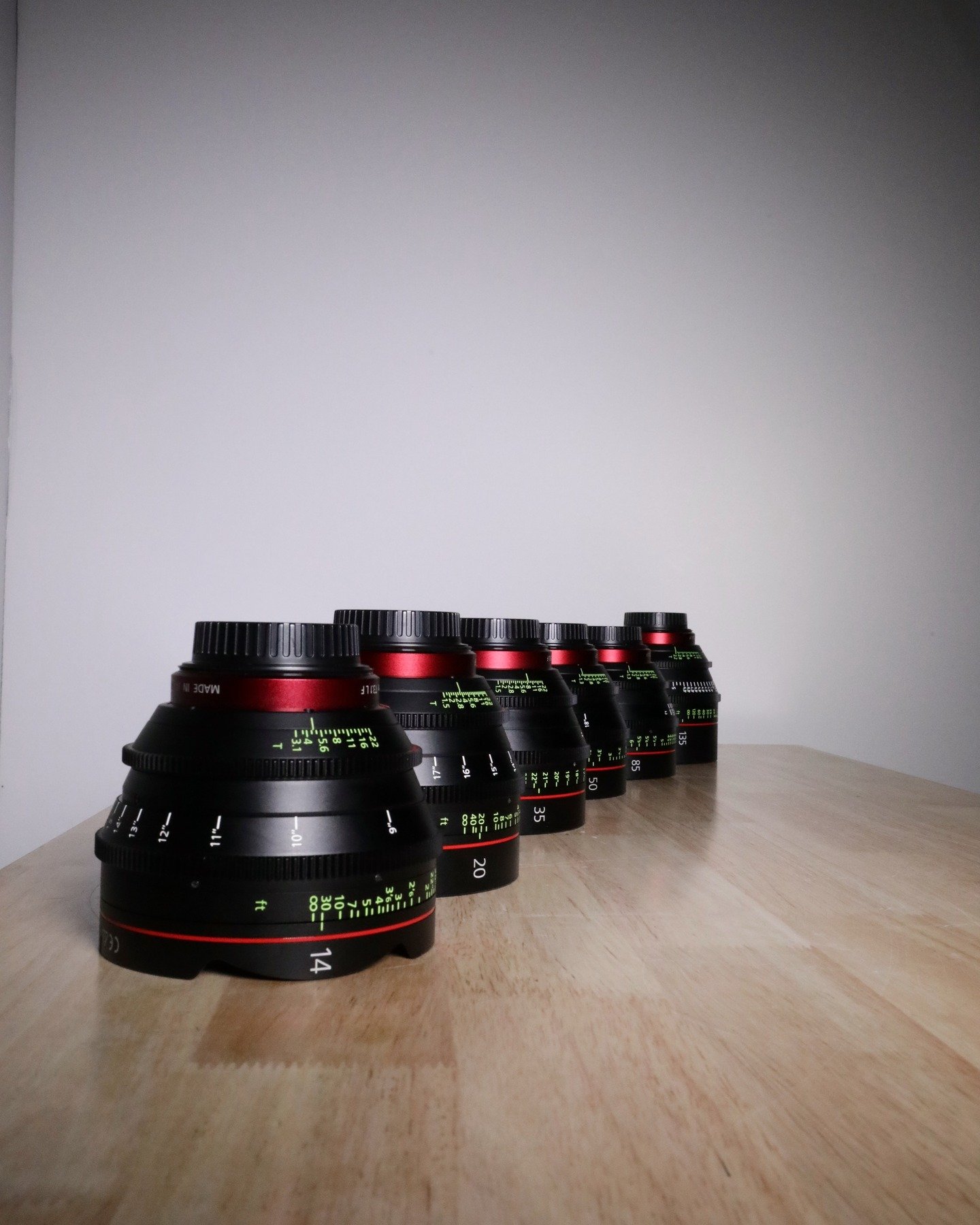 Canon Cine Primes. Great optics ready to go at DLG. 
🎥💡🎬
Get it at DLG!