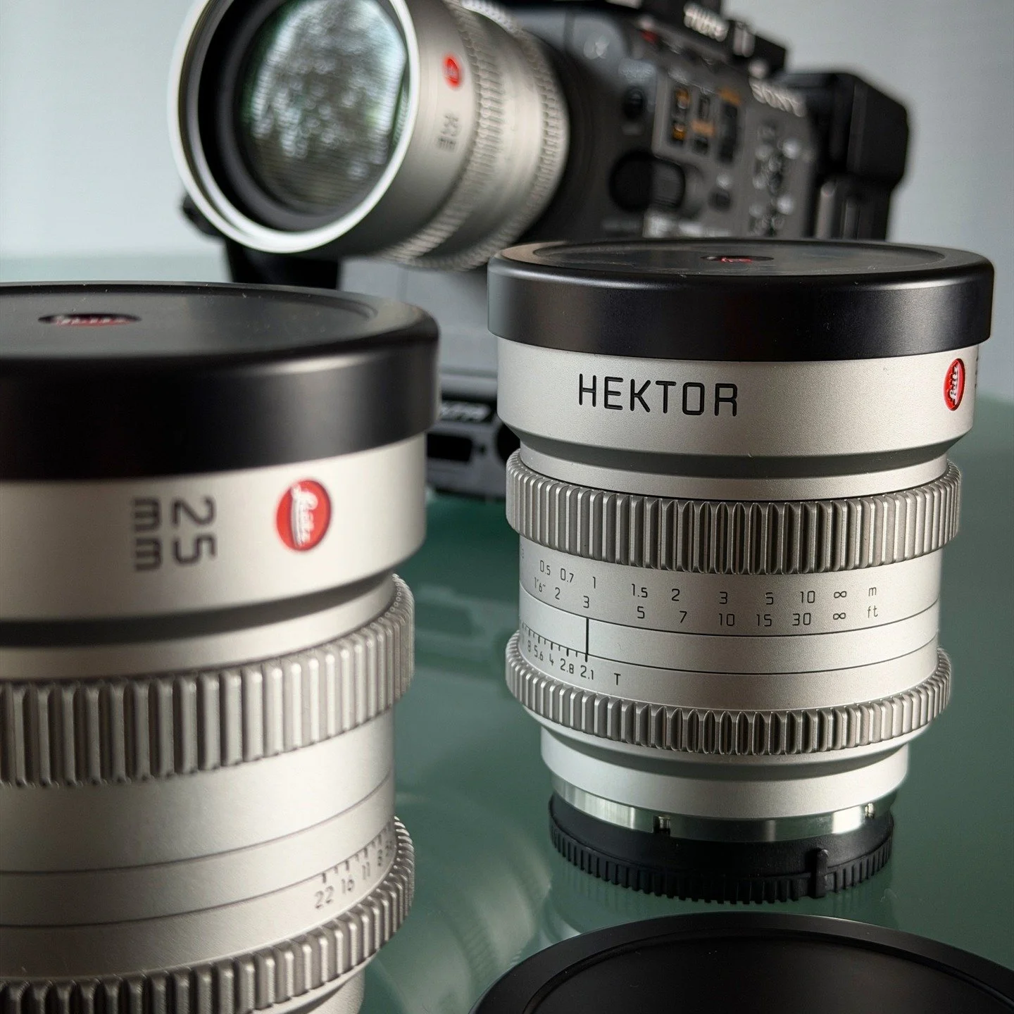 👀Look what just arrived at DLG 🔍 Leitz HEKTOR primes! Inspired by Leica M glass, but built for today's cameras. Mount them on your E, RF or L mount cameras. T 2.1 aperture, sharp, but with that Leica look. Come by and test them for yourself! @leitz