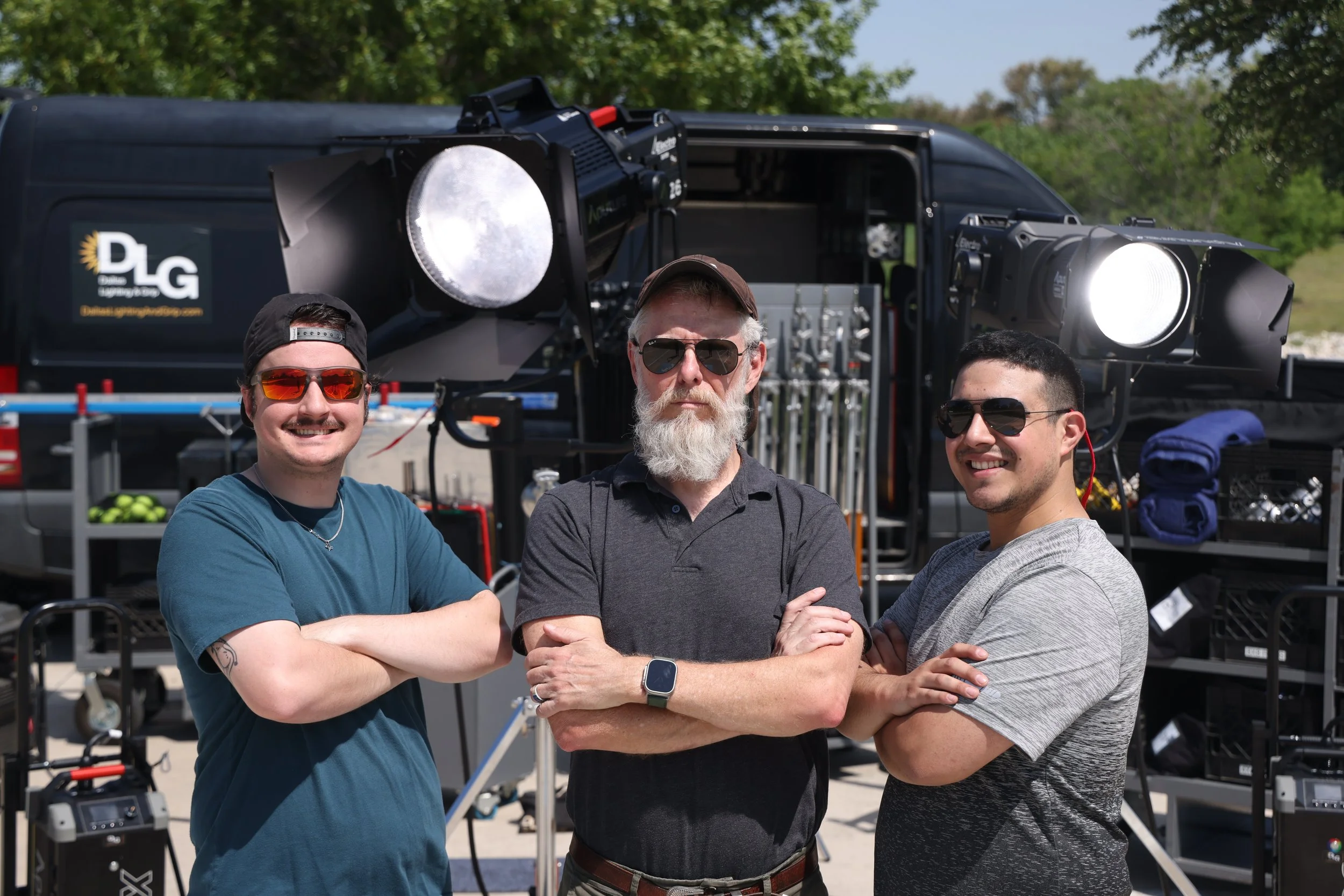 The core staffers at Dallas Lighting and Grip, LLC