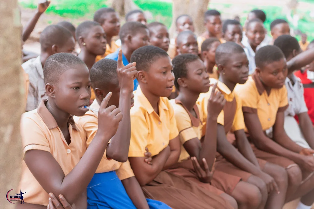Girls participating in a Cova community program