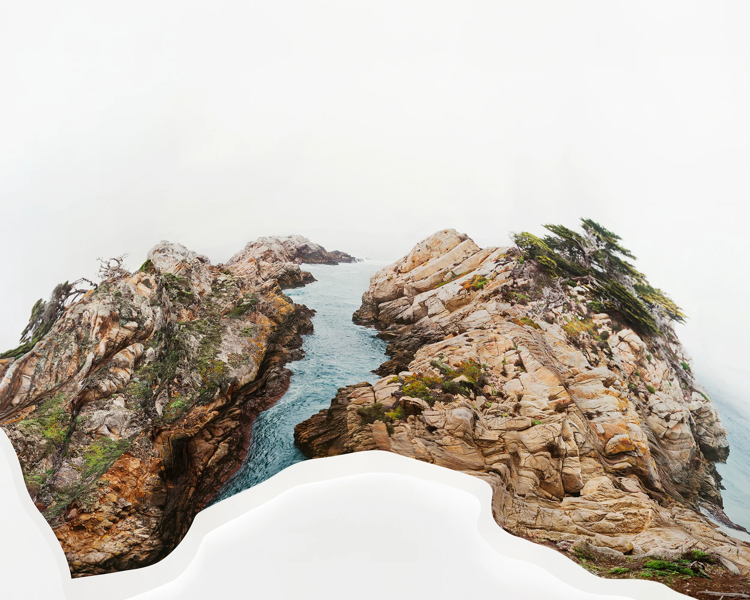 Laura Plageman, Response to Print of Cypress Point, California , 2014 Digital pigment print, 56 x 70 in, edition of 3; 40 x 50 in, edition of 4; 20 x 25 in, edition of 5 Inquire