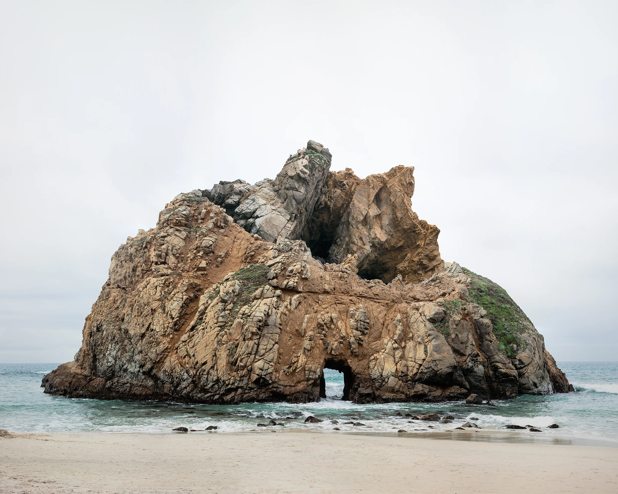 Laura Plageman, Response to Print of Pfeiffer Beach, California , 2014 Digital pigment print, 40 x 50 in, edition of 4; 20 x 25 in, edition of 5 Inquire