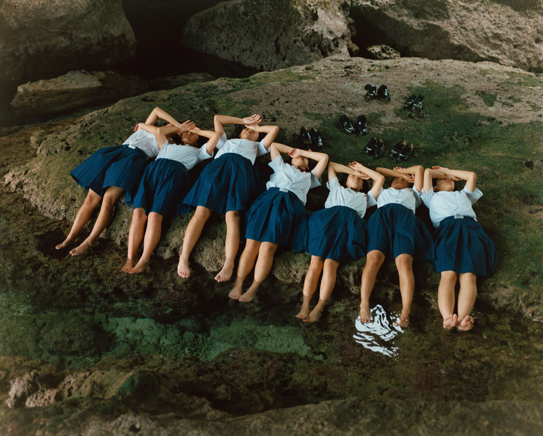 Osamu Yokonami, Assembly Okinawa 2 , 2017 Digital pigment print, 1044 x 1259 mm (approx. 41 x 49.5 in), edition of 3; 614 x 740 mm (approx. 24 x 29 in), edition of 7 Special edition: 267 x 330 mm (10.5 x 13 in), edition of 10 Inquire