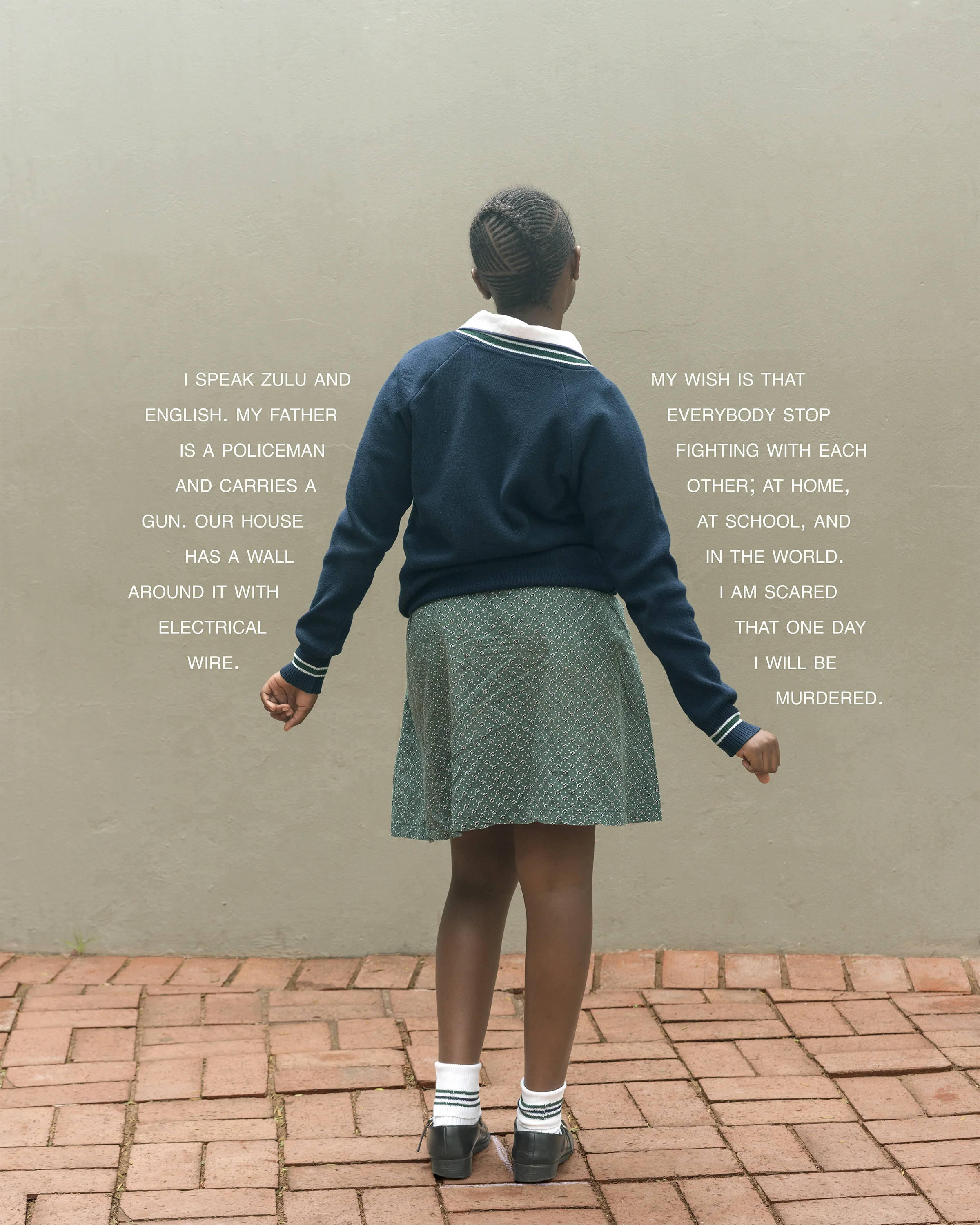 Judy Gelles, Fourth Grade Project: Be Murdered (South Africa) , 2008-2018 Digital pigment print, sizes variable Inquire