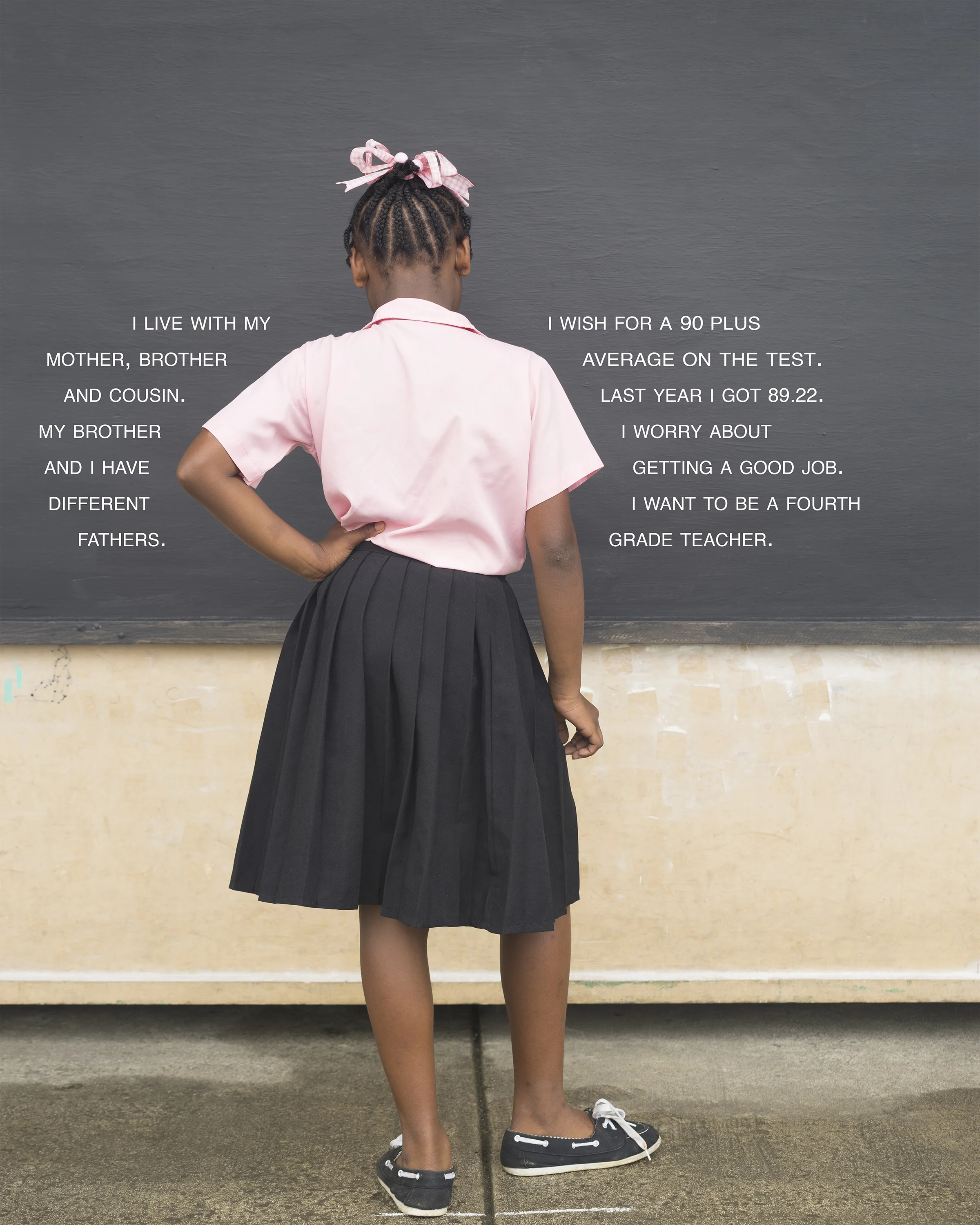 Judy Gelles, Fourth Grade Project: Grade Teacher (St. Lucia) , 2008-2018 Digital pigment print, sizes variable Inquire