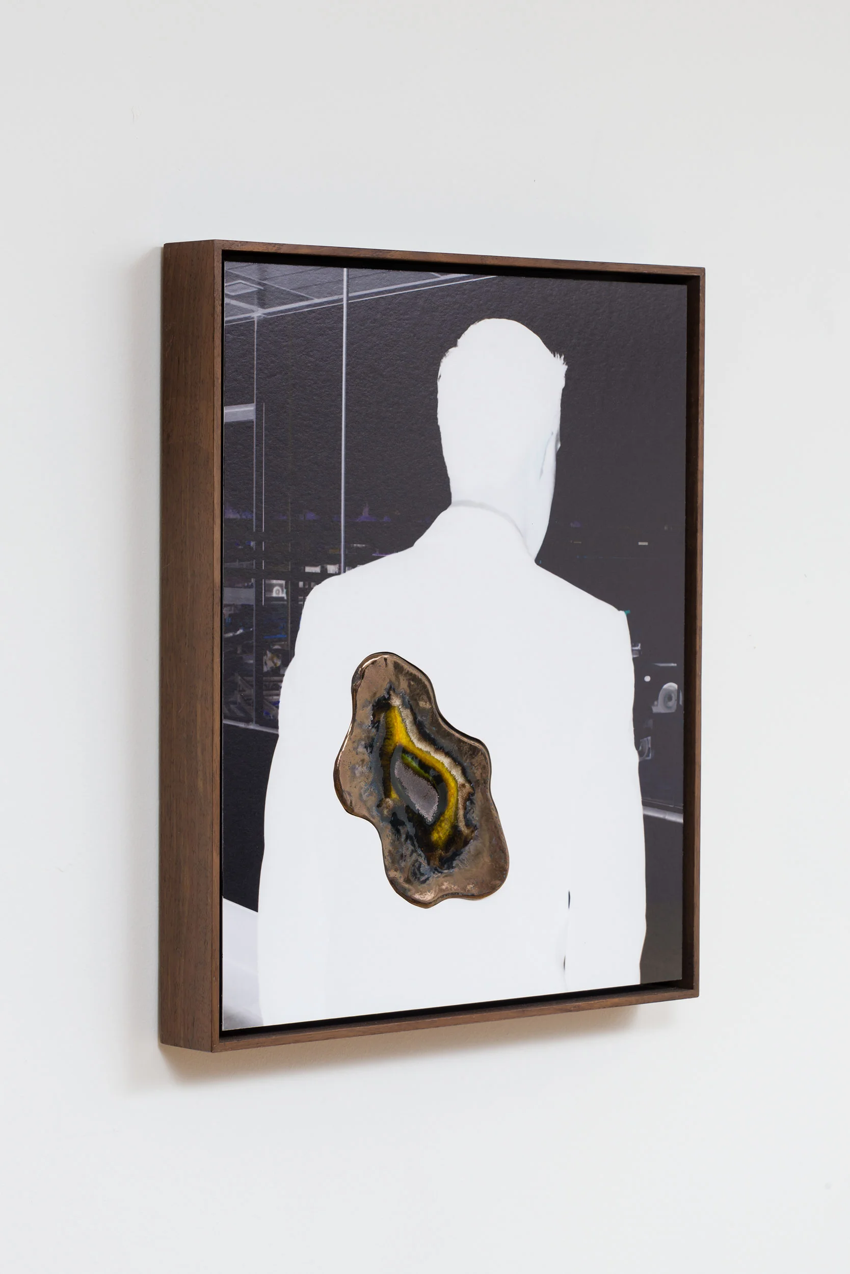 Denis Darzacq & Anna Lüneman, Doublemix No. 20 , 2014 Digital pigment print with earthenware insert, 16.5 x 14 x 1.75 in (approx. 42 × 36 x 4 cm), unique Inquire