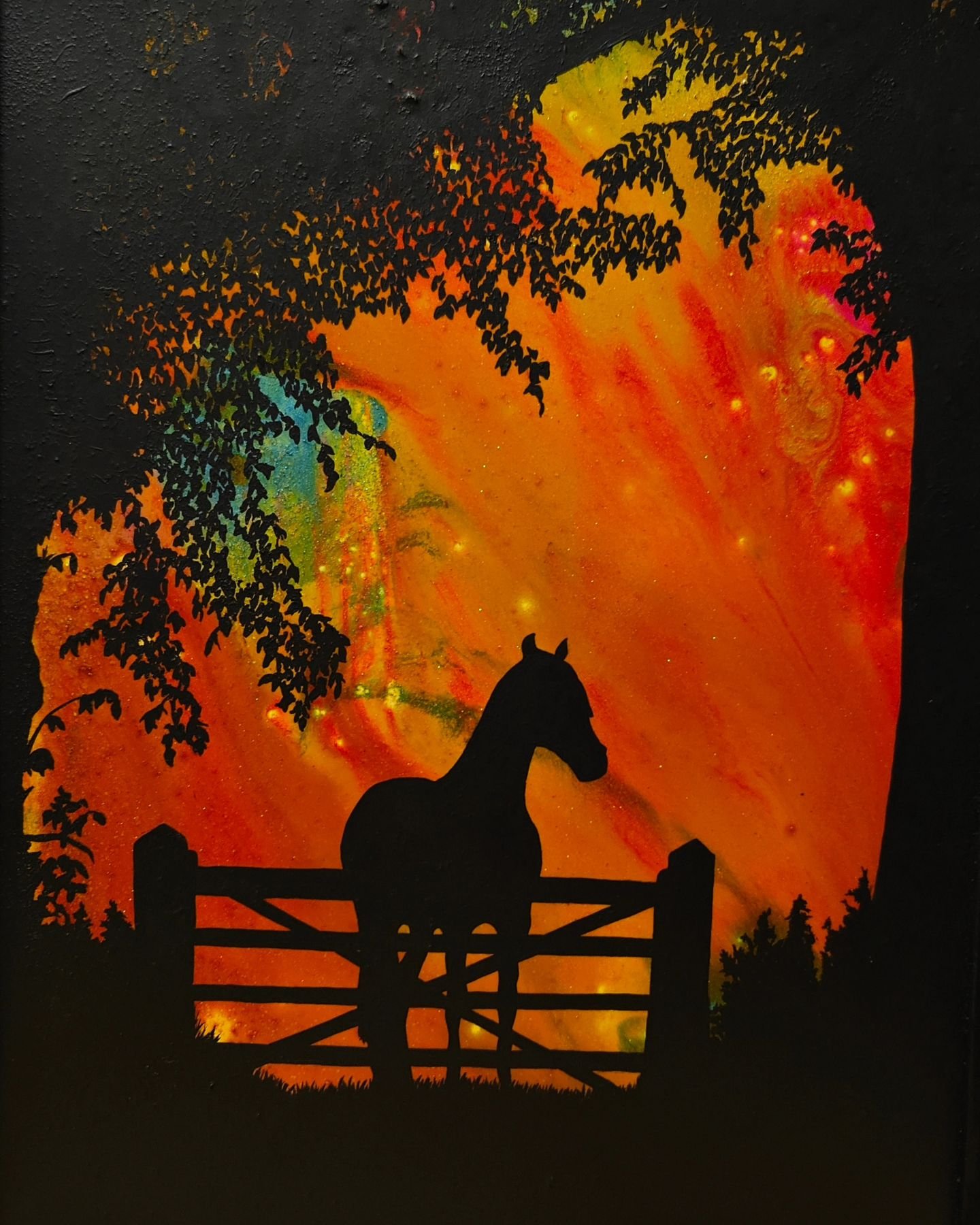Sundown Horse - 30x40cm - Acrylic and Pebeo Mixed Media

This is currently on display at @denbies_wine_estate
with @epsomandewellartgroup Till the 14th July.

#artwork
#art
#artist
#artistsoninstagram
#painting
#creative
#artistic
#acrylicpainting
#p