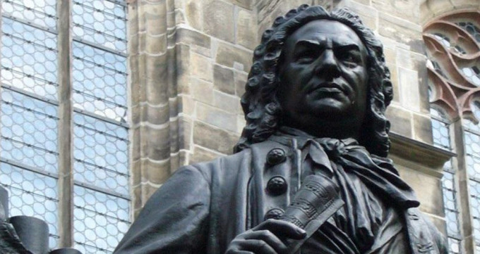 JS Bach statue in Leipzig