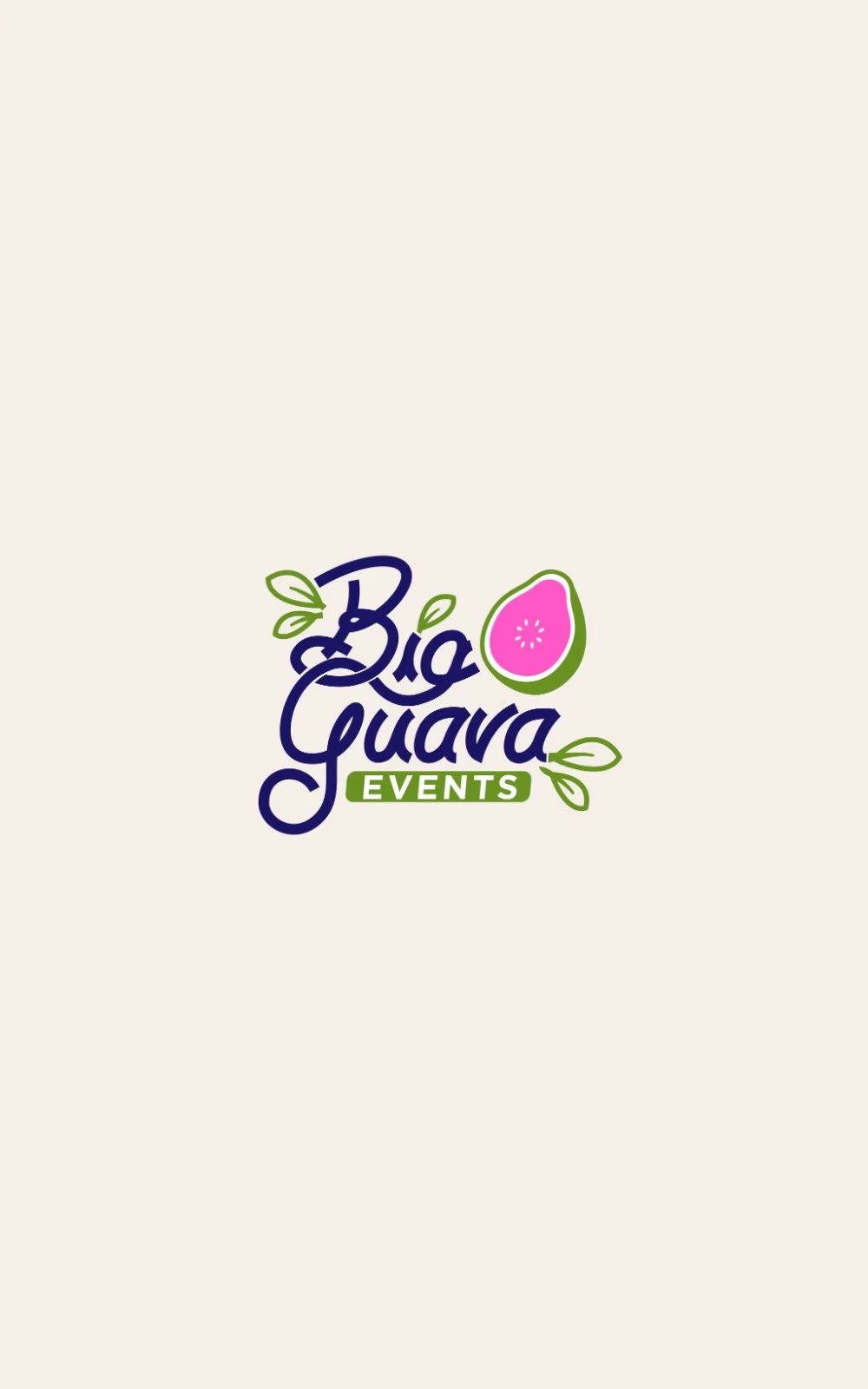 Big Guava Events logo, creative wedding partner of Red Lotus Artistry