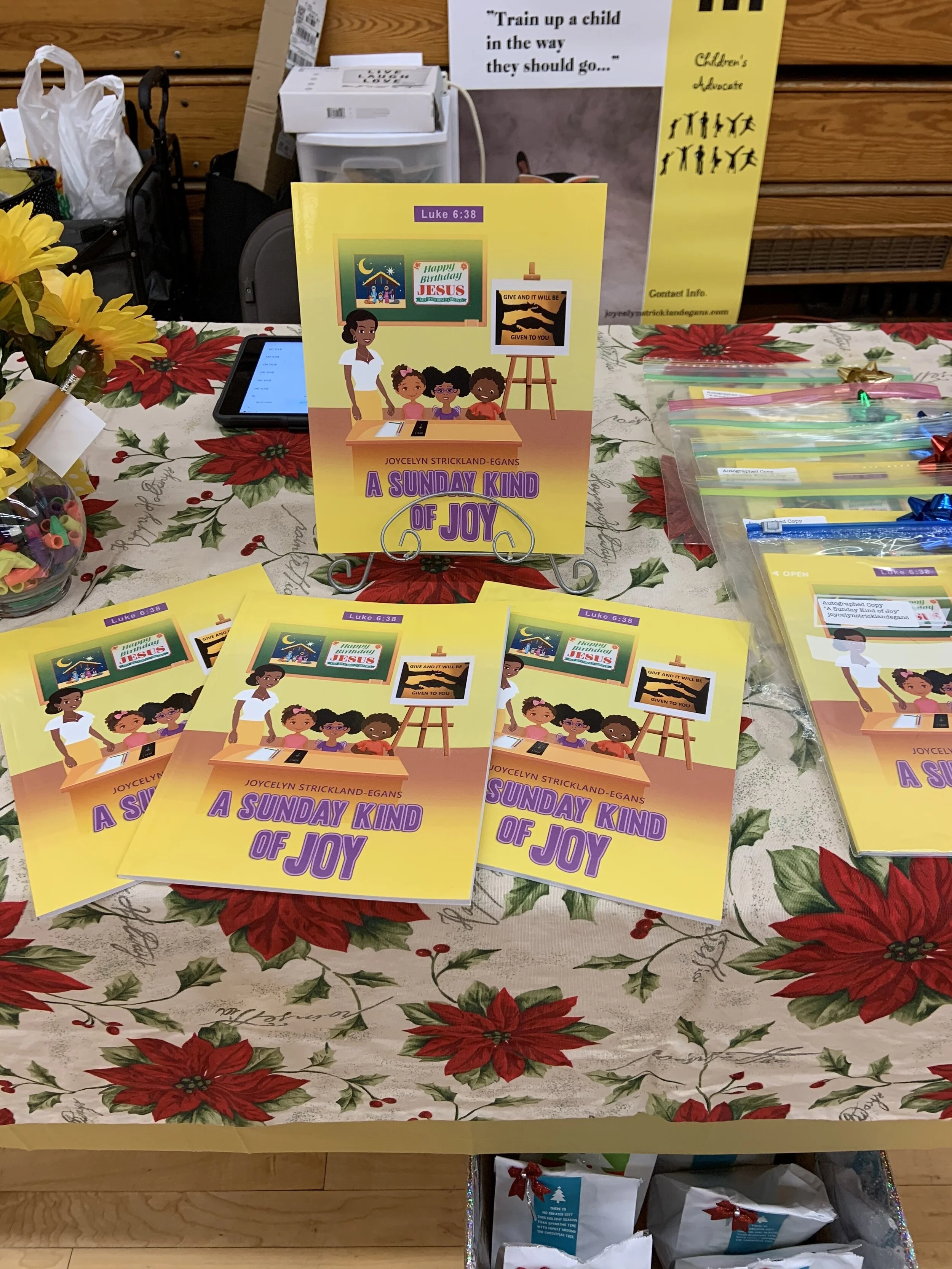 THE VERY FIRST-Book Reading for "A Sunday Kind of Joy", Luke 6:38 LIVE!!