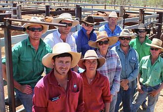 Students gather on station to learn spaying skills