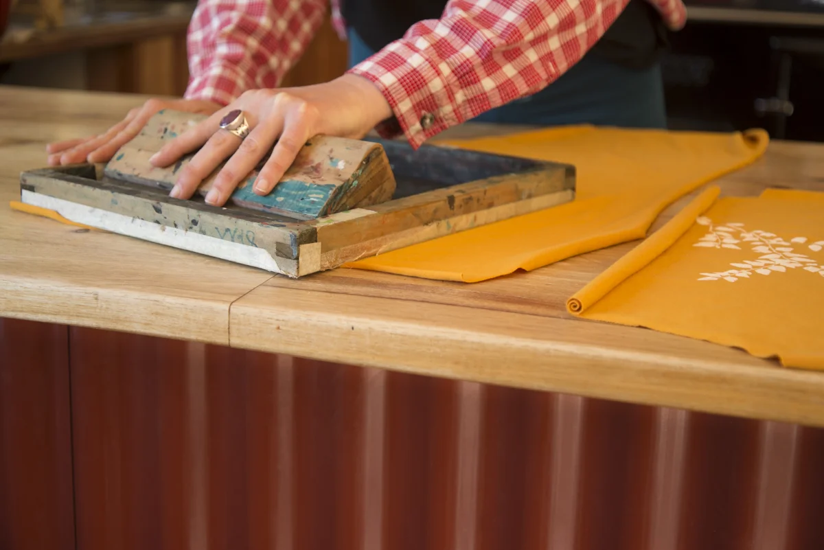 Printing the pieces by hand