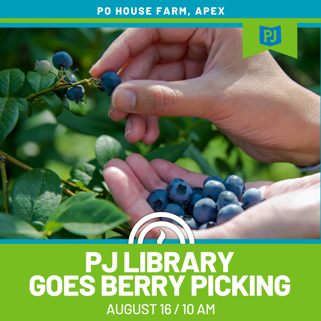 PJ Library Goes Berry Picking