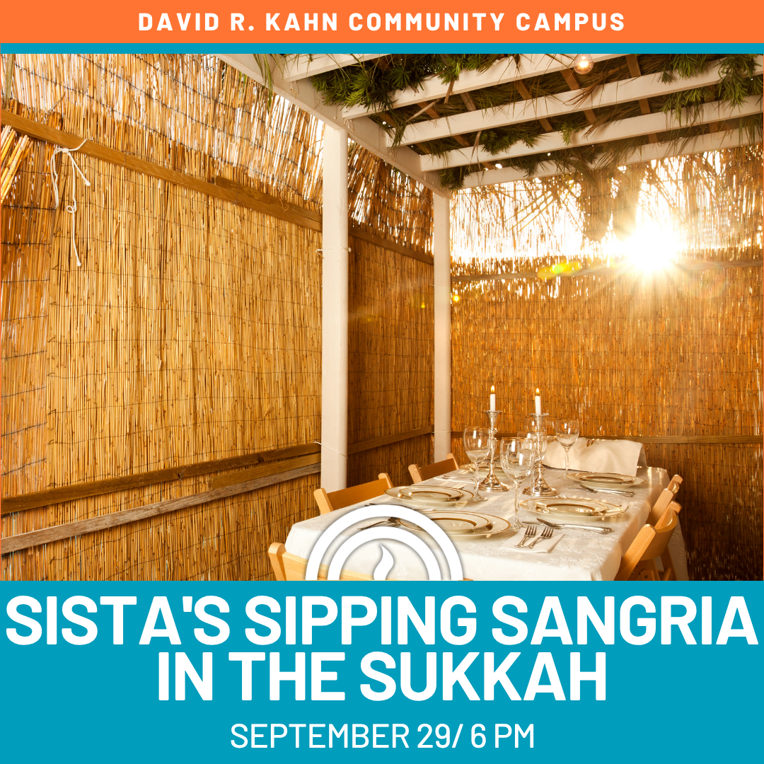 Sista's Sipping Sangria in the Sukkah