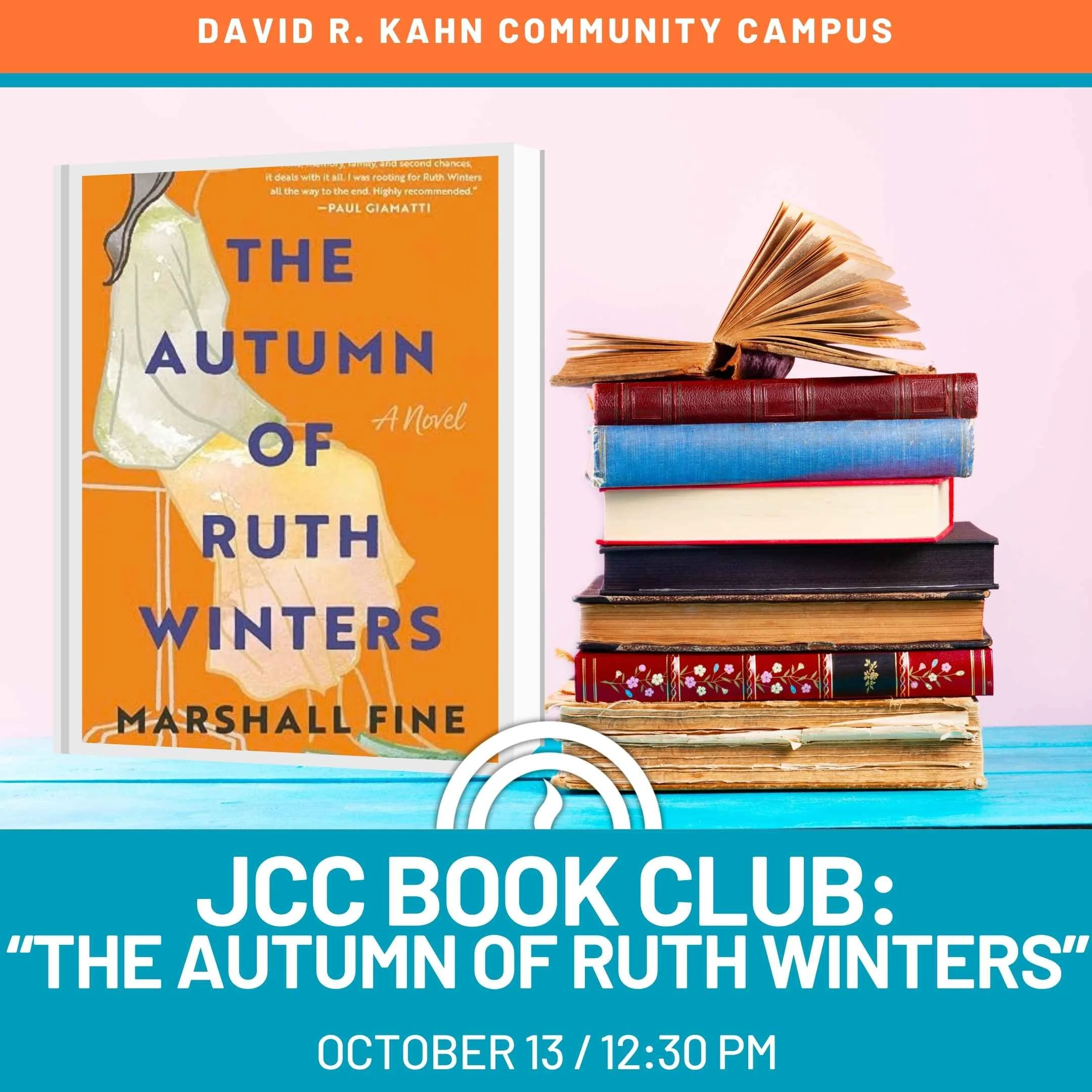 JCC Book Club: "The Autumn of Ruth Winters"