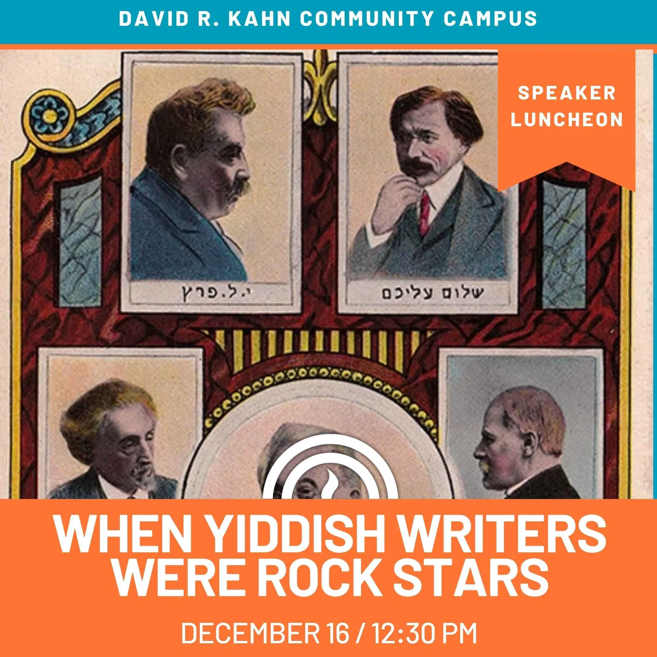 JCC Speaker Lunch: "When Yiddish Writers Were Rock Stars"