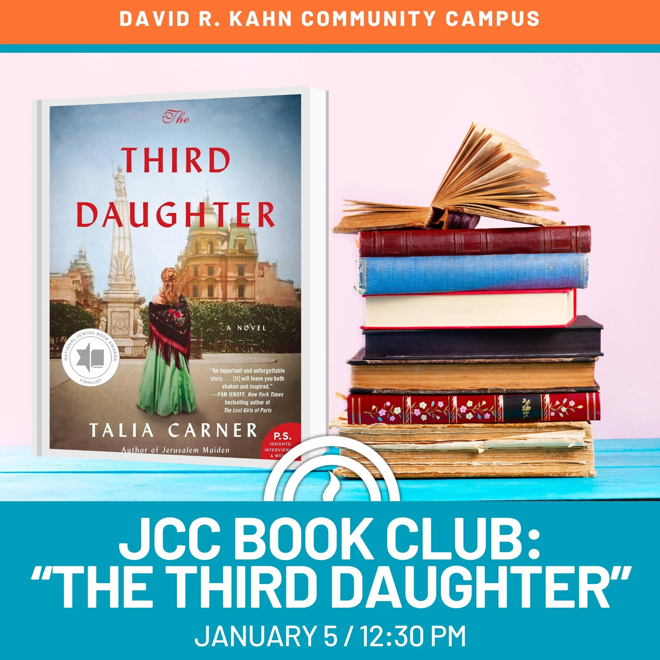 JCC Book Club: "The Third Daughter" by Talia Carner
