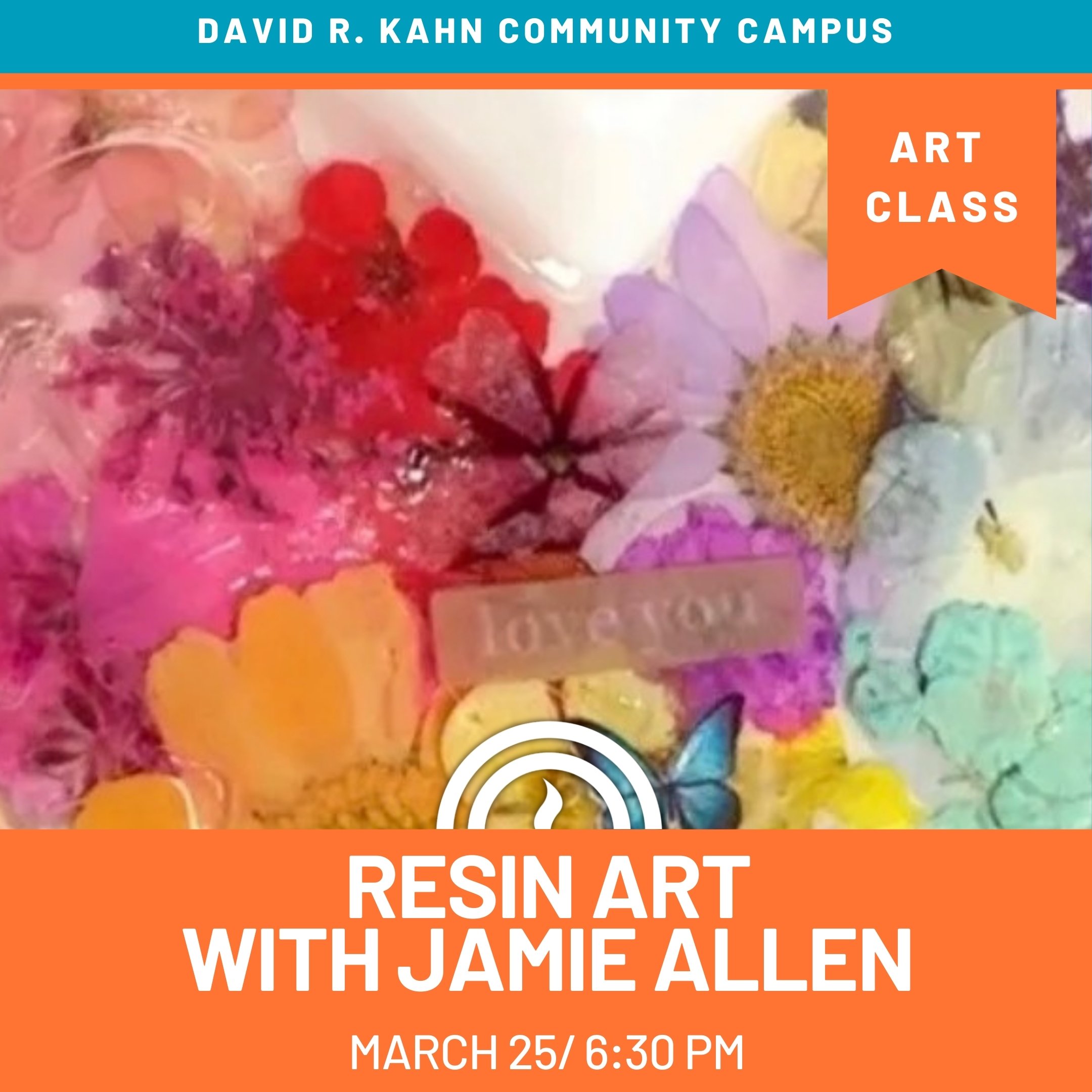 Create, Connect &amp; Kibbitz: Resin Art with Jamie Allen