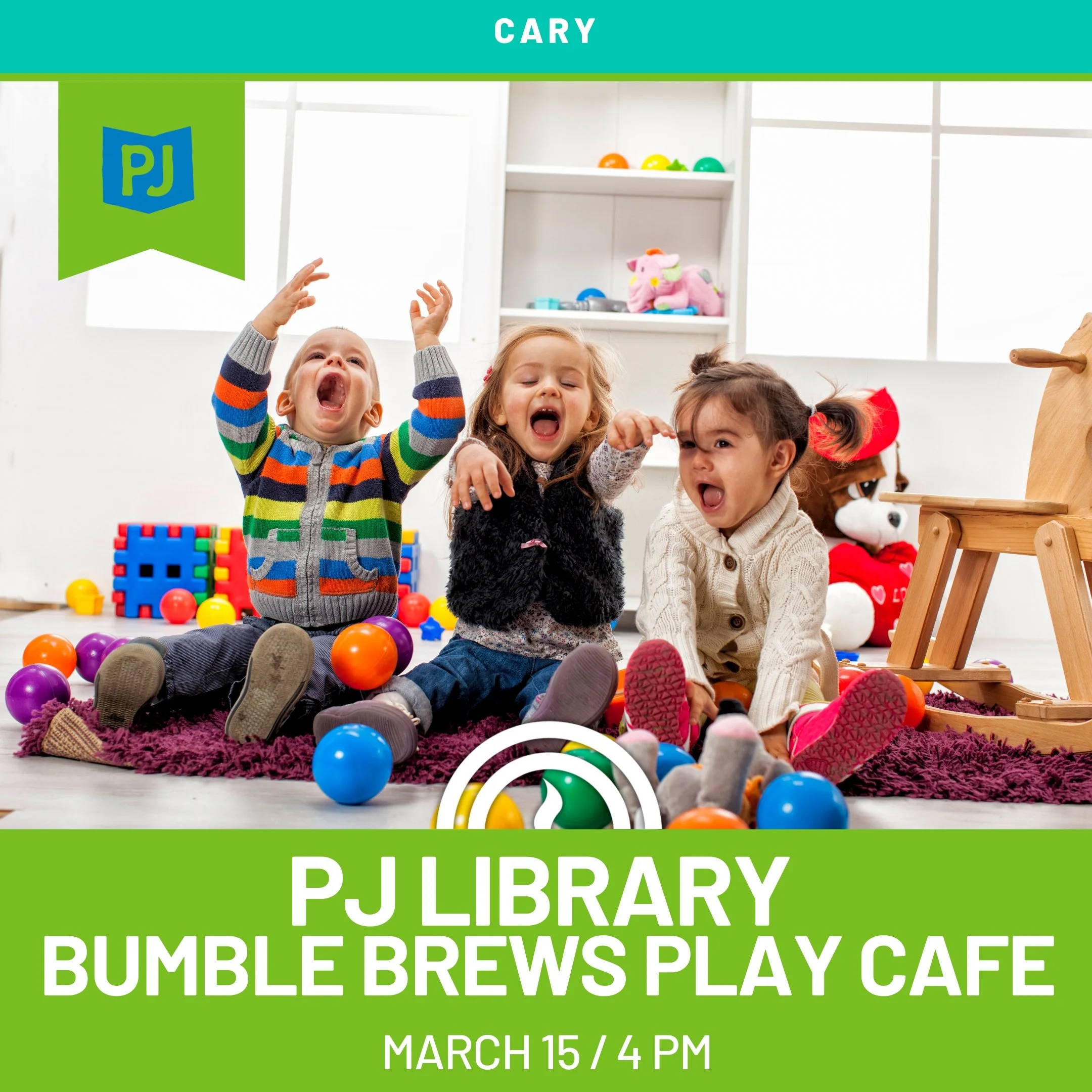PJ Library at Bumble Brews Play Cafe