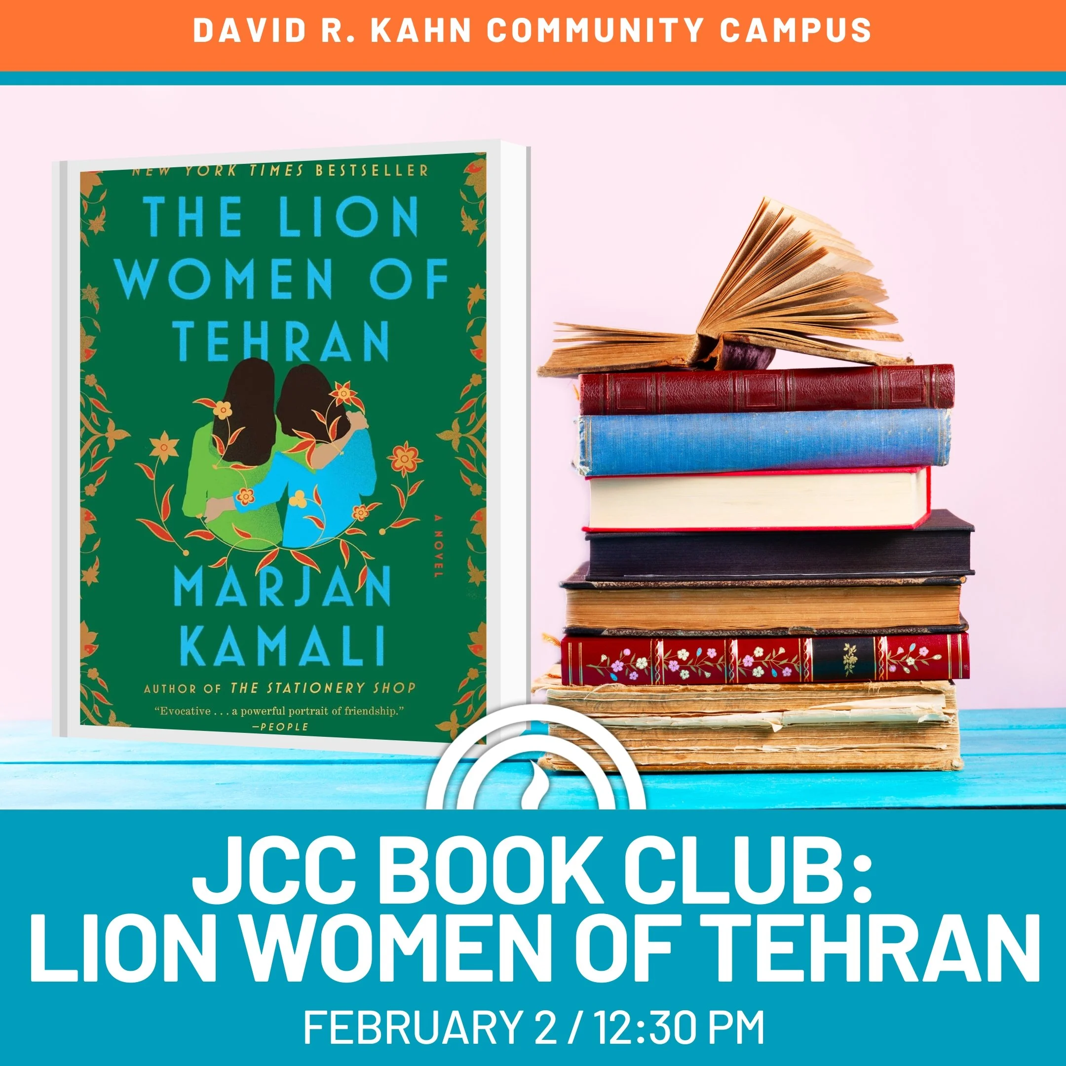 JCC Book Club: "The Lion Women of Tehran" by Marjan Kamali