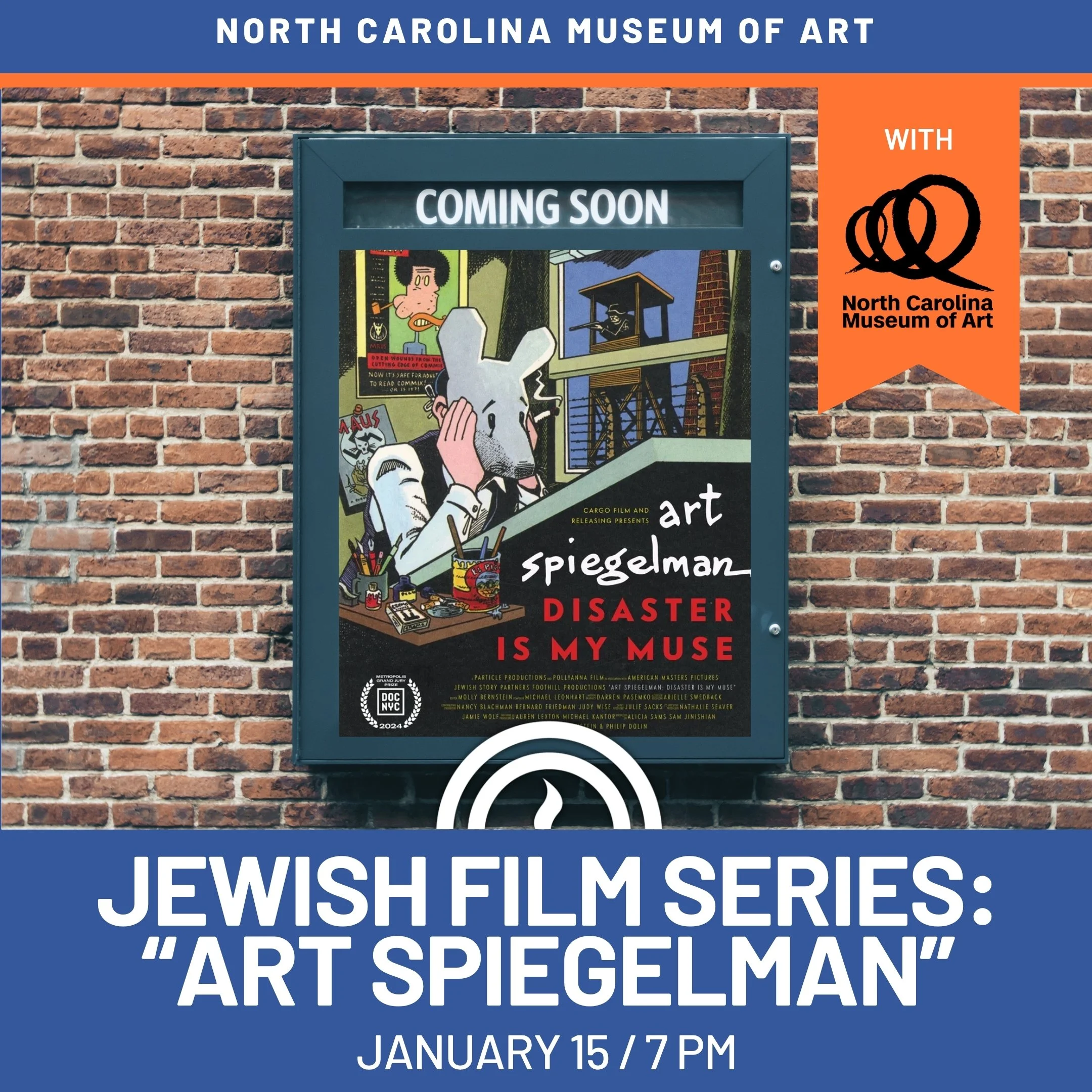 NCMA Jewish Film Series: "Art Spiegelman: Disaster Is My Muse"