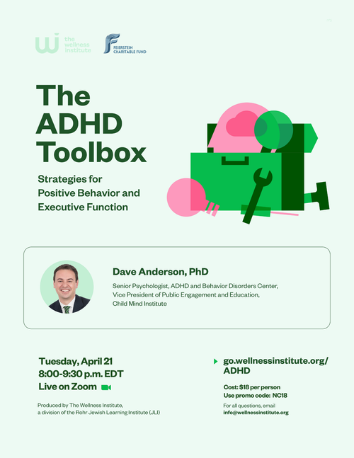 The ADHD Toolbox — JEWISH FEDERATION GREATER RALEIGH