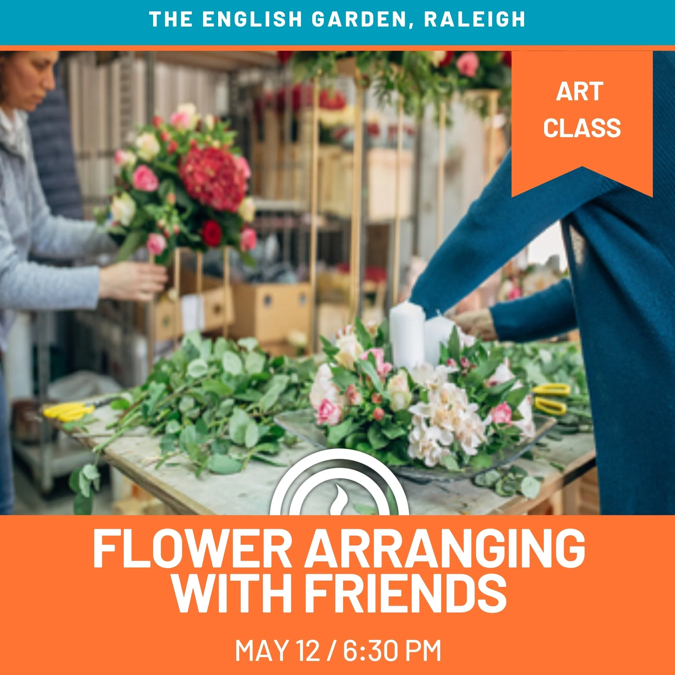 Create, Connect &amp; Kibbitz: Flowers, Friends &amp; Fun