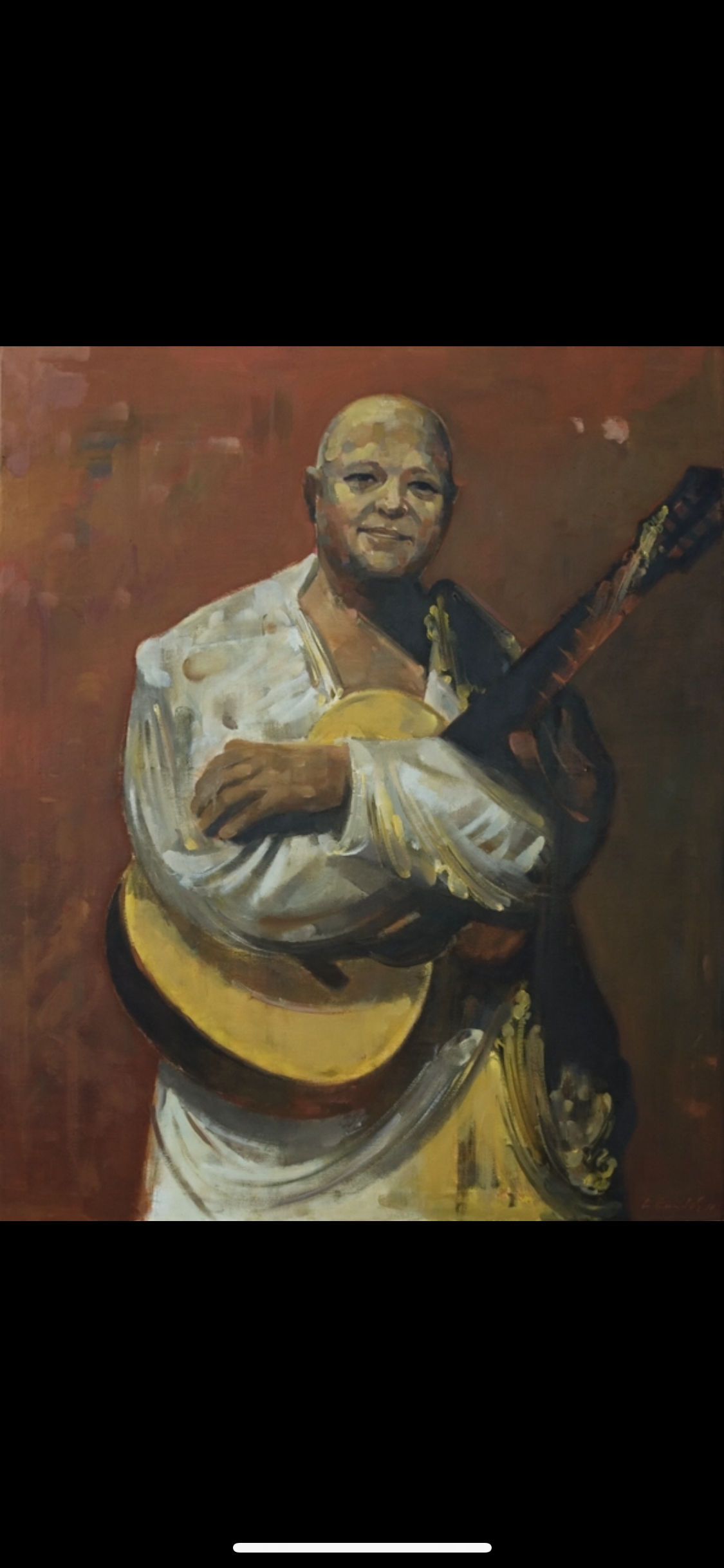 Mark With Guitar, by Leo Kundas