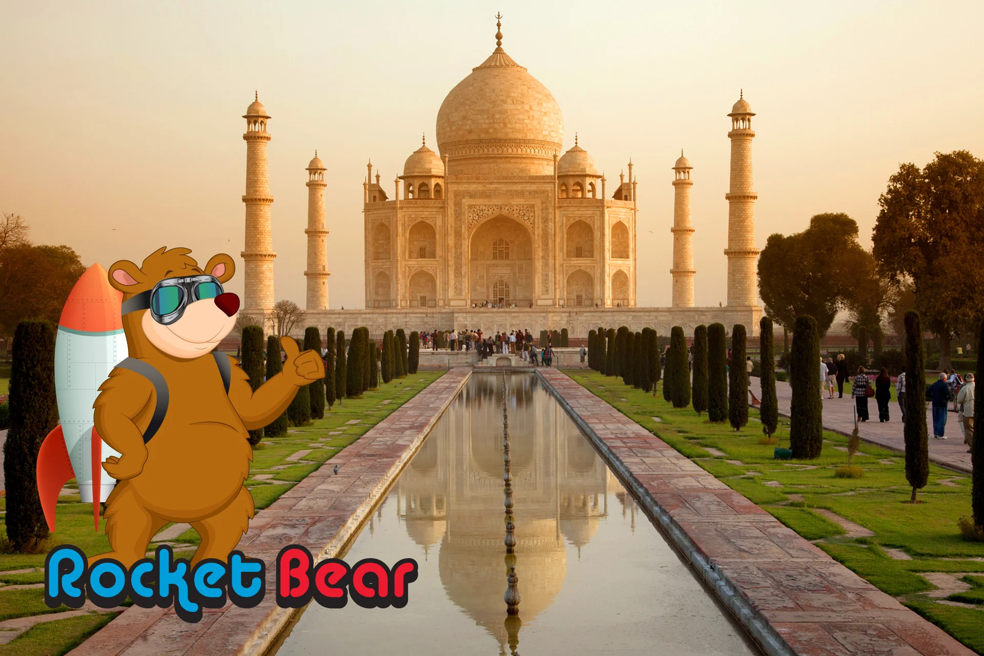 Rocket Bear Travel Postcards For Your Kids