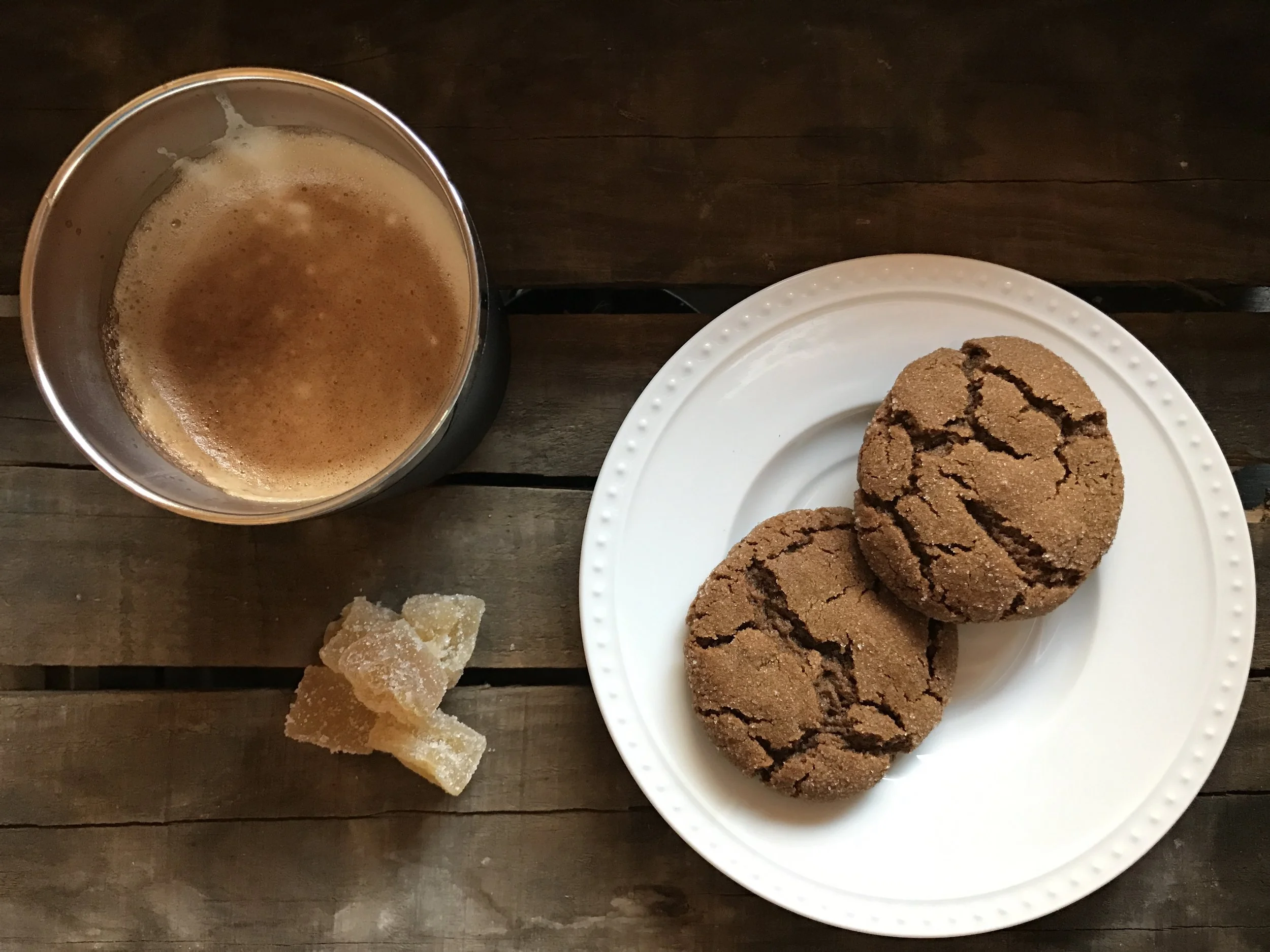 Chewy Gingersnap Cookies