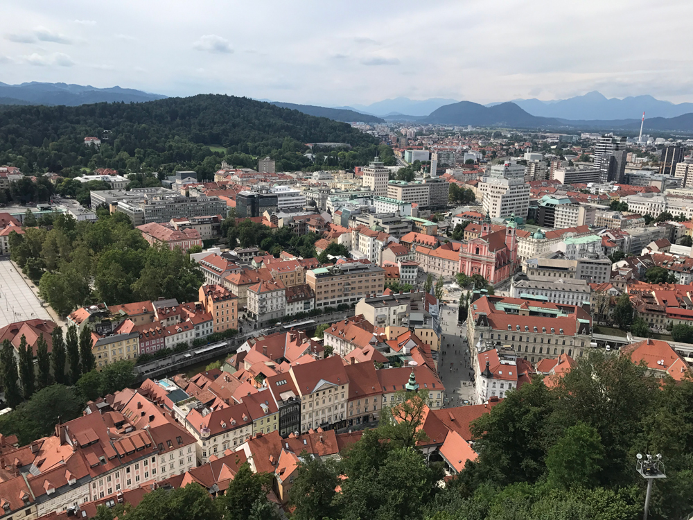 View from Bled Castle.