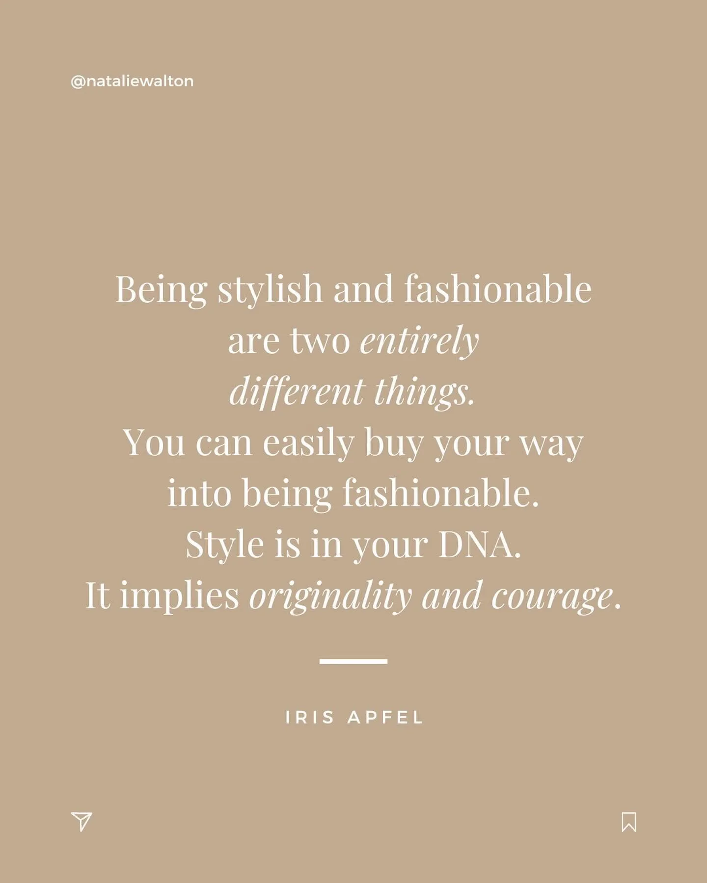 W I S D O M |  There was so much I loved about Iris Apfel, decorator turned icon…
That she lived her life unapologetically.
That she didn’t let her age define who was she.
That she pushed so many boundaries.
That she made the most of
