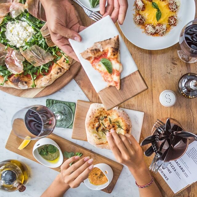 The best memories are made around the table.
A slice of Margherita pizza, Campana pizza, Polpette al Sugo, Hummus Duo by @bacaropizza

#inpizzasanitas&nbsp;#sliceofthegoodlife