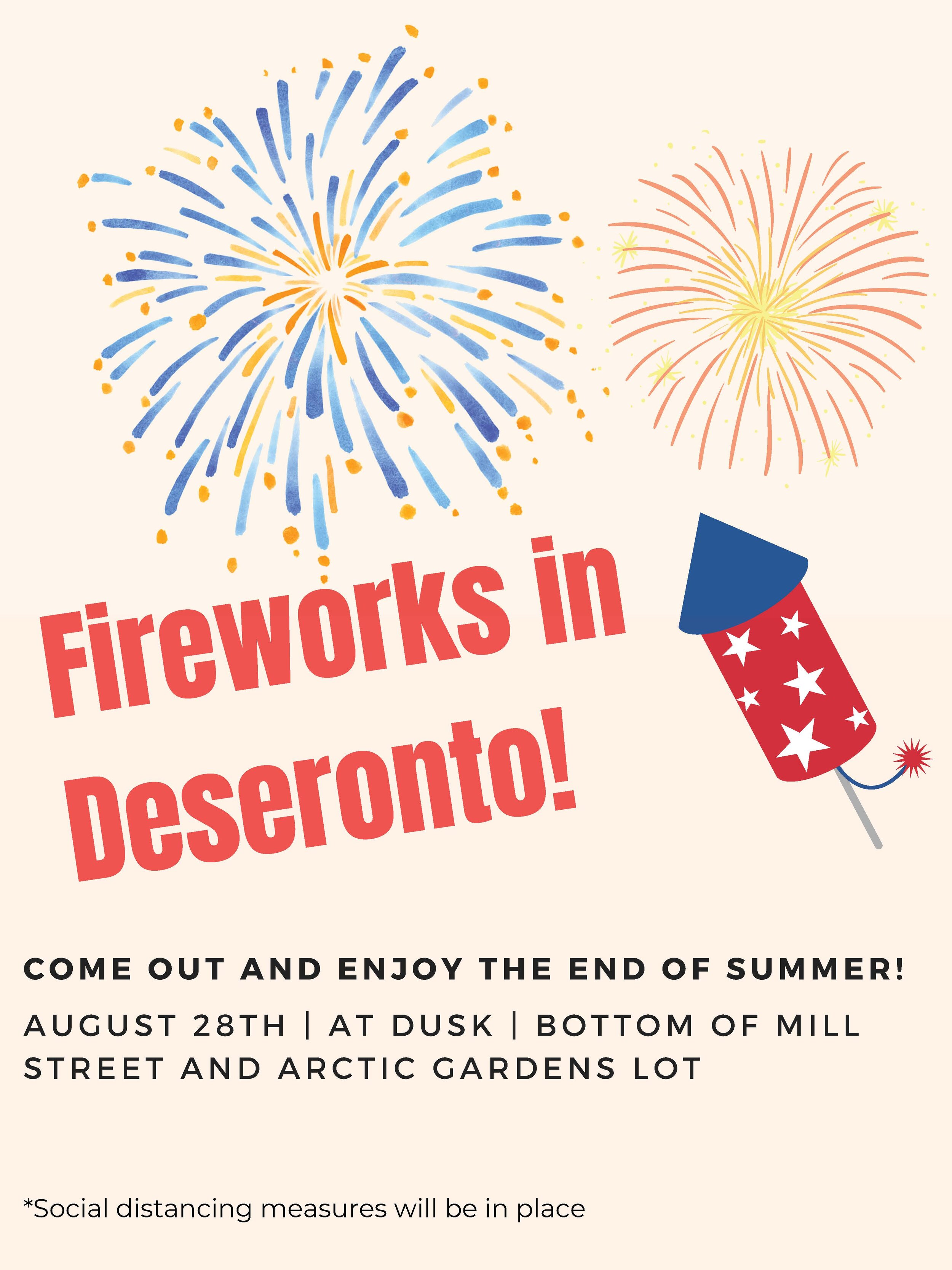 Fireworks in Deseronto