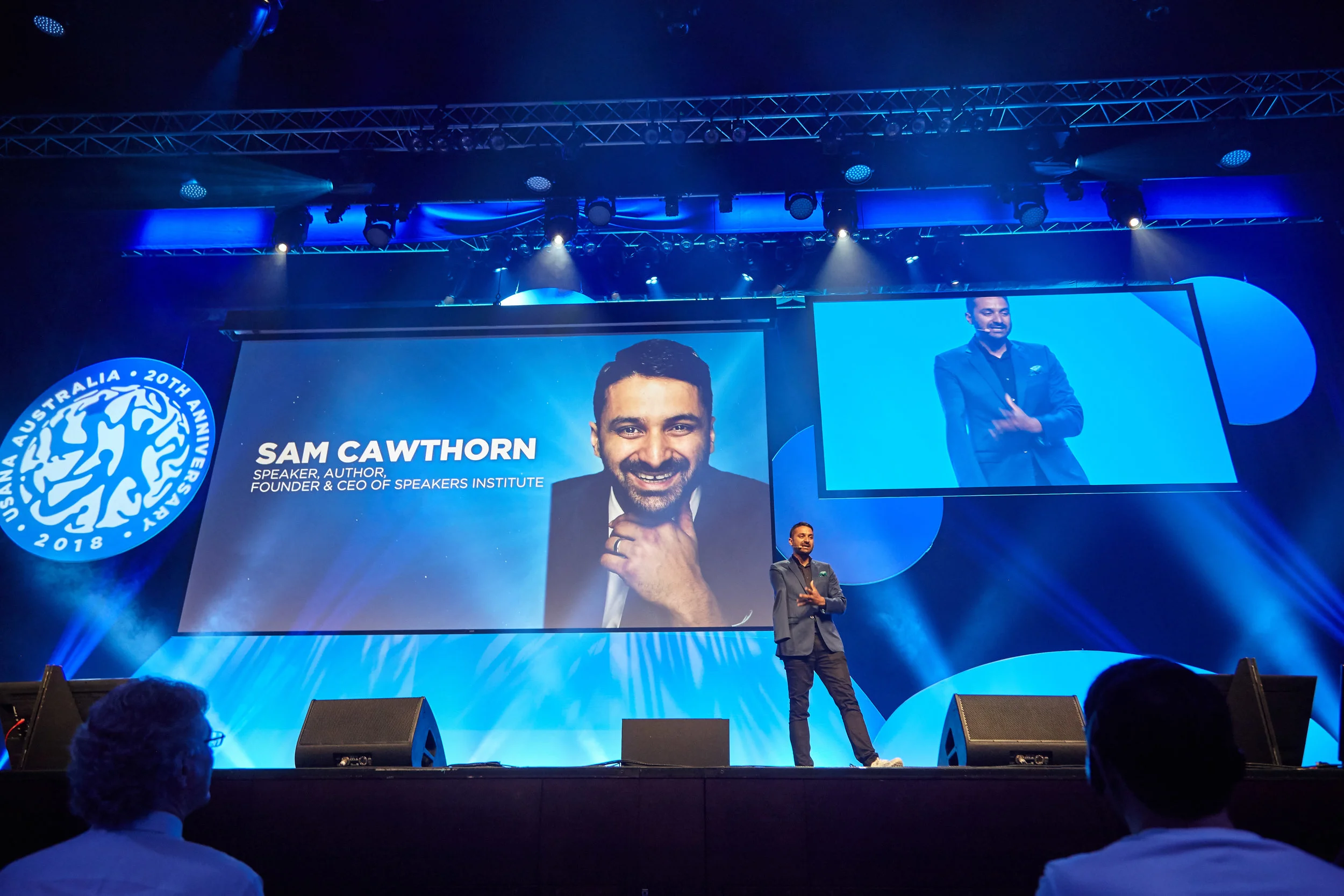 Sam Cawthorn at 2018 Sydney Usana Event — Zakari Kha