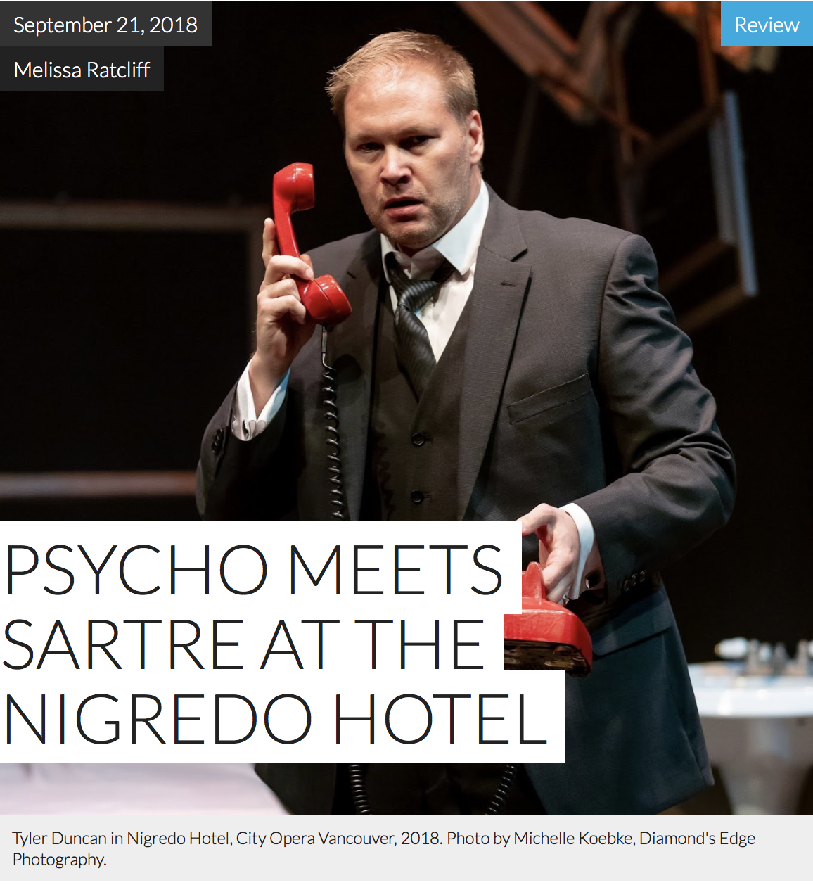 Nigredo Review (Schmopera)